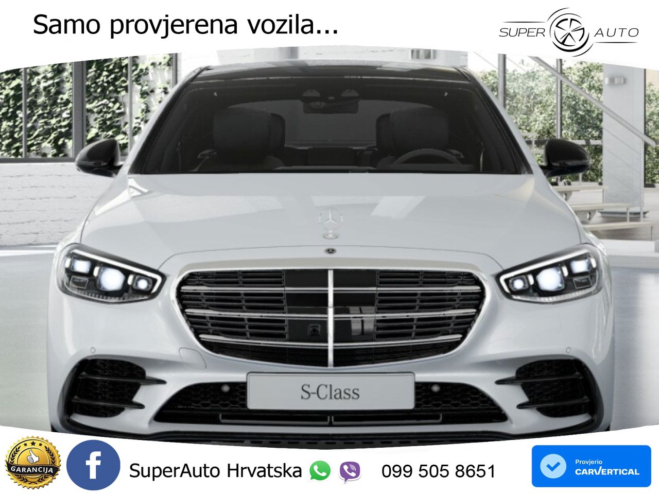 Mercedes S 450d (367 KS) EQ Boost 4MATIC 9G-TRONIC AMG LED+GR SJED+ACC
