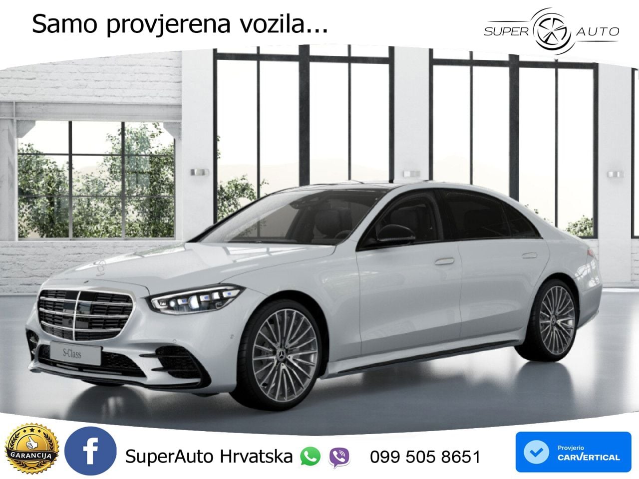 Mercedes S 450d (367 KS) EQ Boost 4MATIC 9G-TRONIC AMG LED+GR SJED+ACC