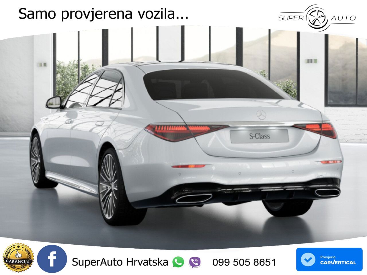 Mercedes S 450d (367 KS) EQ Boost 4MATIC 9G-TRONIC AMG LED+GR SJED+ACC