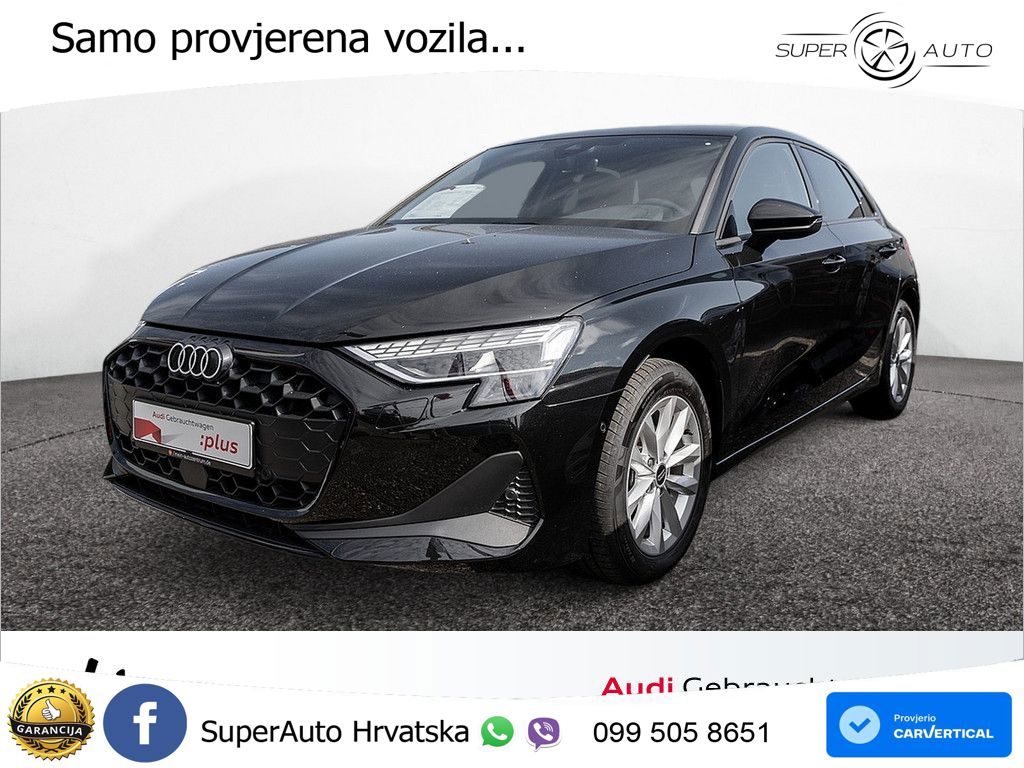 Audi A3 Sportback 30 TFSI (116 KS) Mild Hybrid S tronic LED+GR SJED+ACC