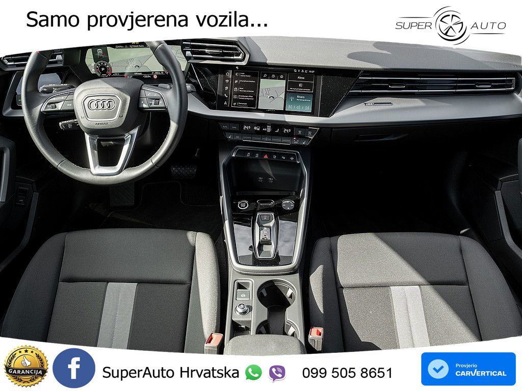 Audi A3 Sportback 30 TFSI (116 KS) Mild Hybrid S tronic LED+GR SJED+ACC