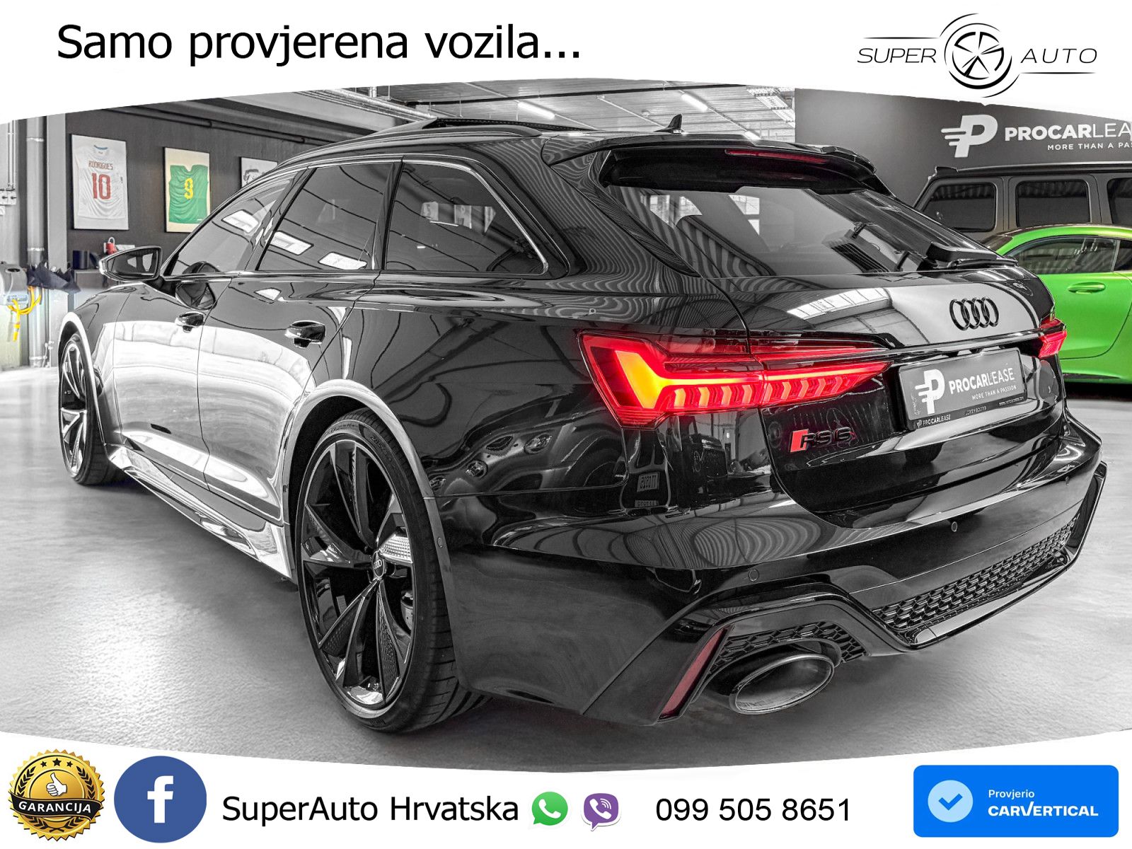 Audi RS6 Avant 4.0 TFSI V8 performance (630 KS)  quattro tiptronic LED+GR SJED+ACC