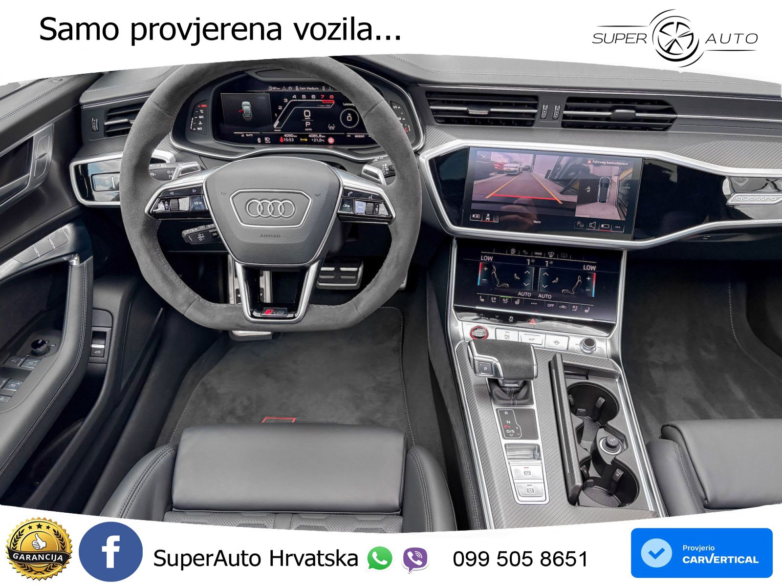 Audi RS6 Avant 4.0 TFSI V8 performance (630 KS)  quattro tiptronic LED+GR SJED+ACC