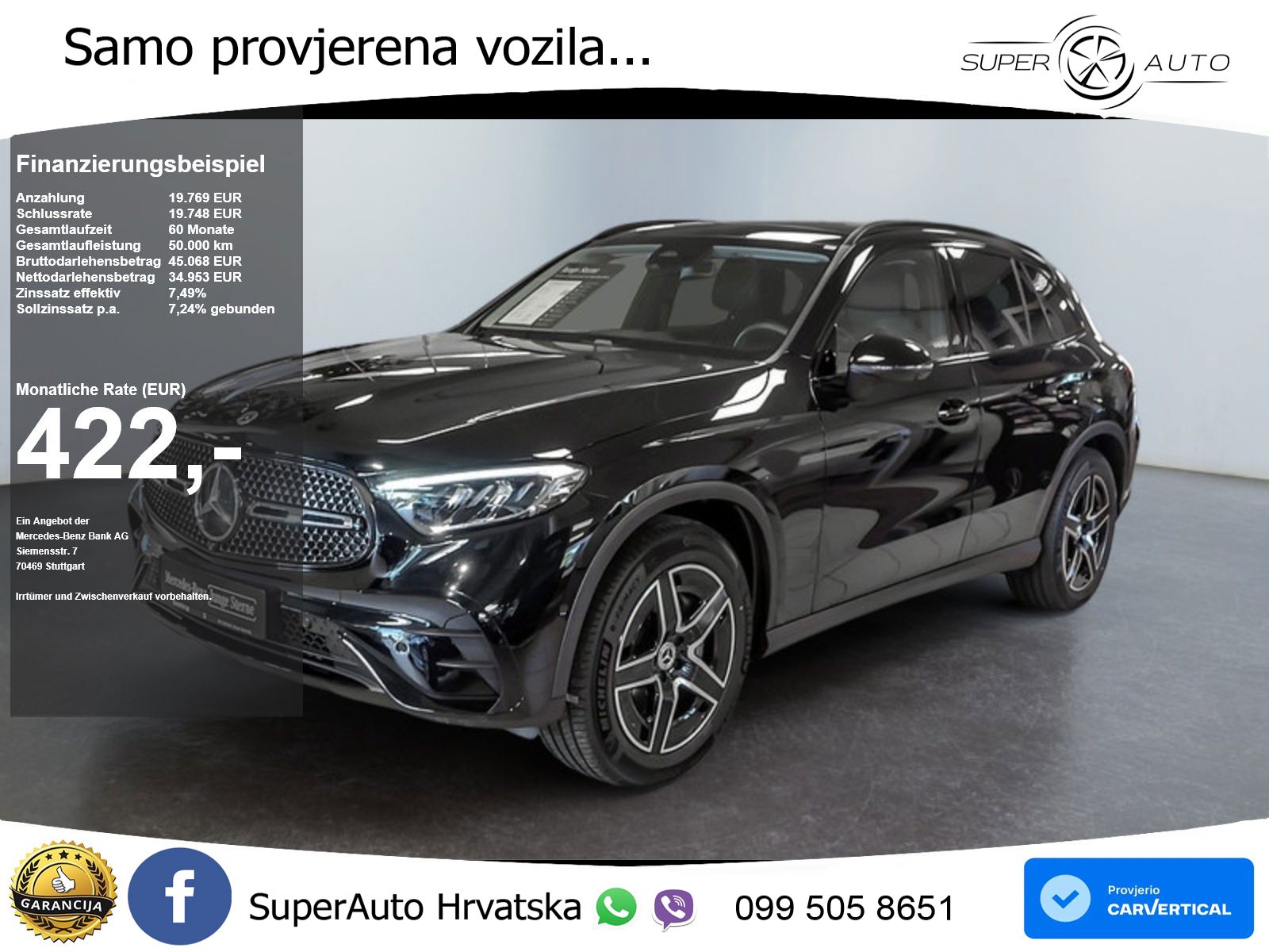 Mercedes GLC 220d (197 KS) 4MATIC 9G-TRONIC AMG ACC+GR SJED+360+PANO