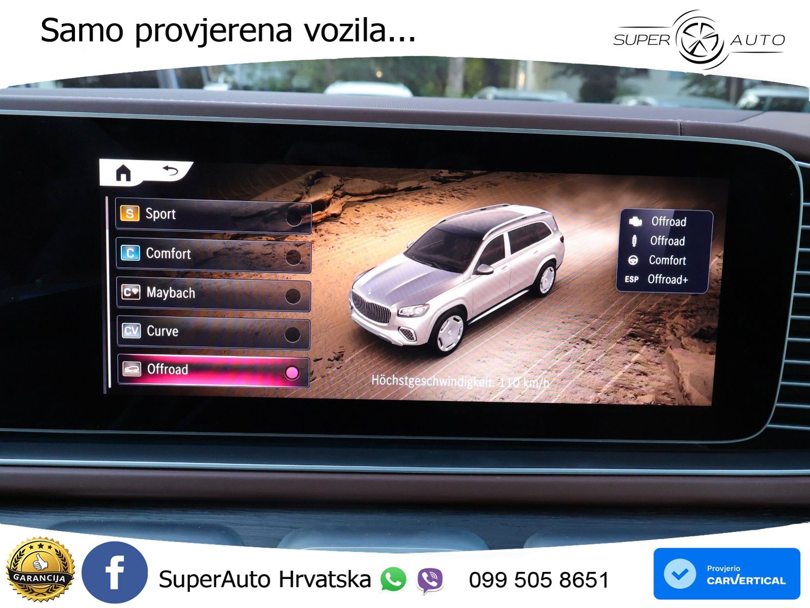 Mercedes Maybach GLS 600 V8 EQ Boost 4MATIC 9G-TRONIC Manufaktur ACC+HEAD+4xGR SJED+360+PANO