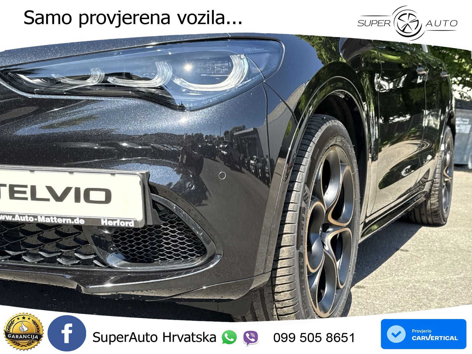 Alfa Romeo Stelvio 2.0 Turbo (280 KS) Q4 Automatic LED+GR SJED+ACC