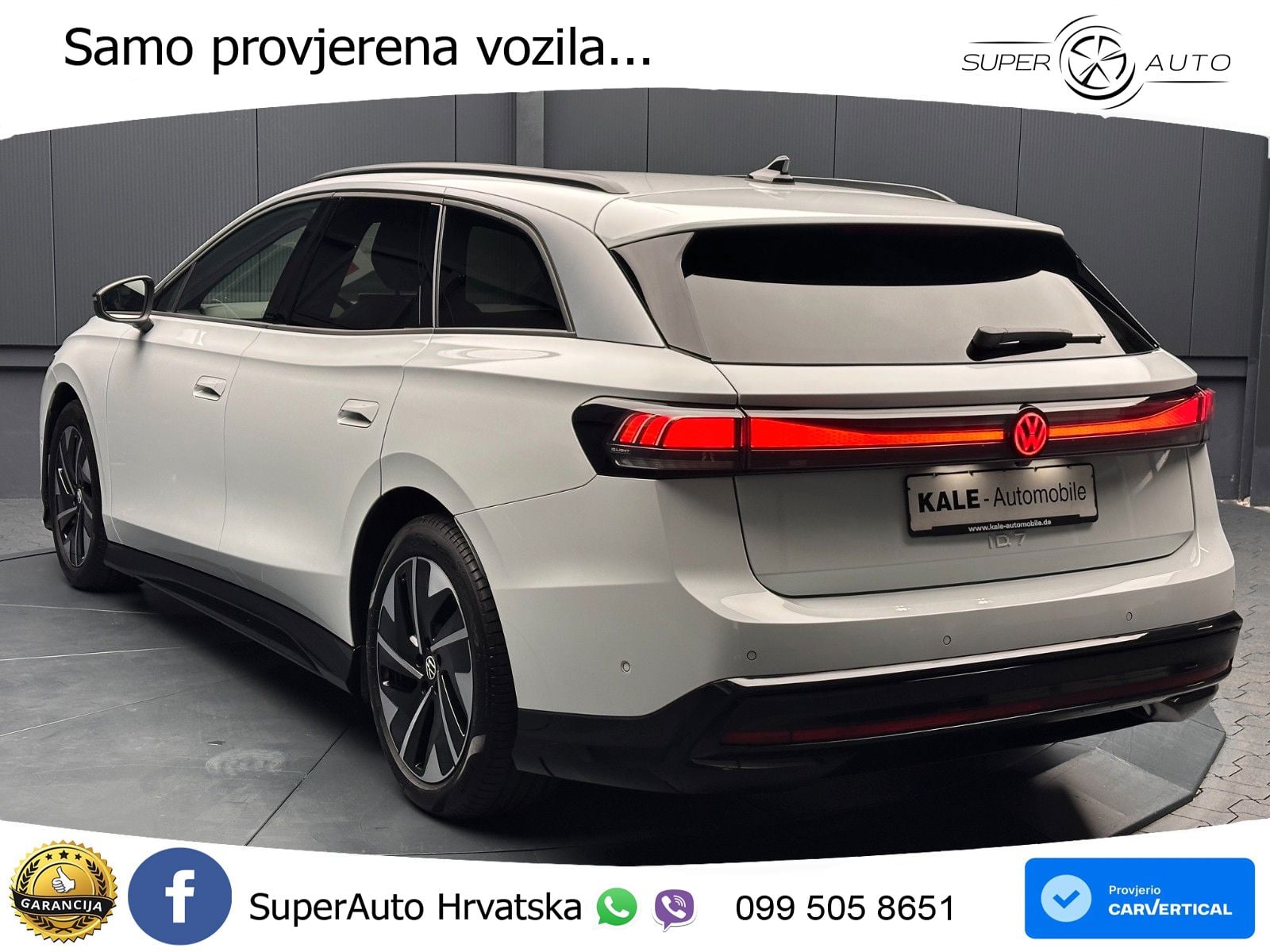 Volkswagen ID.7 Pro 82 kWh (286 KS)