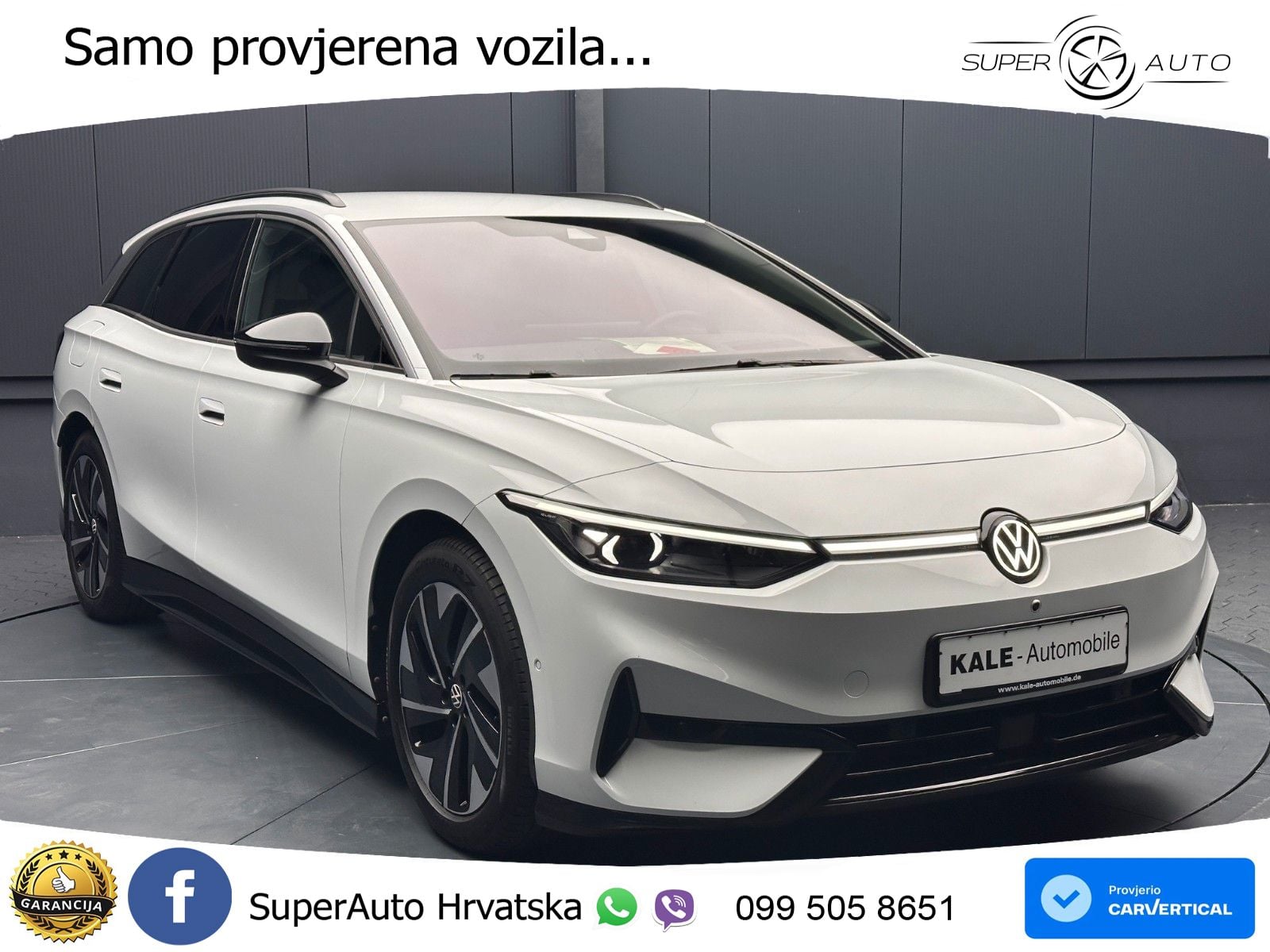Volkswagen ID.7 Pro 82 kWh (286 KS)
