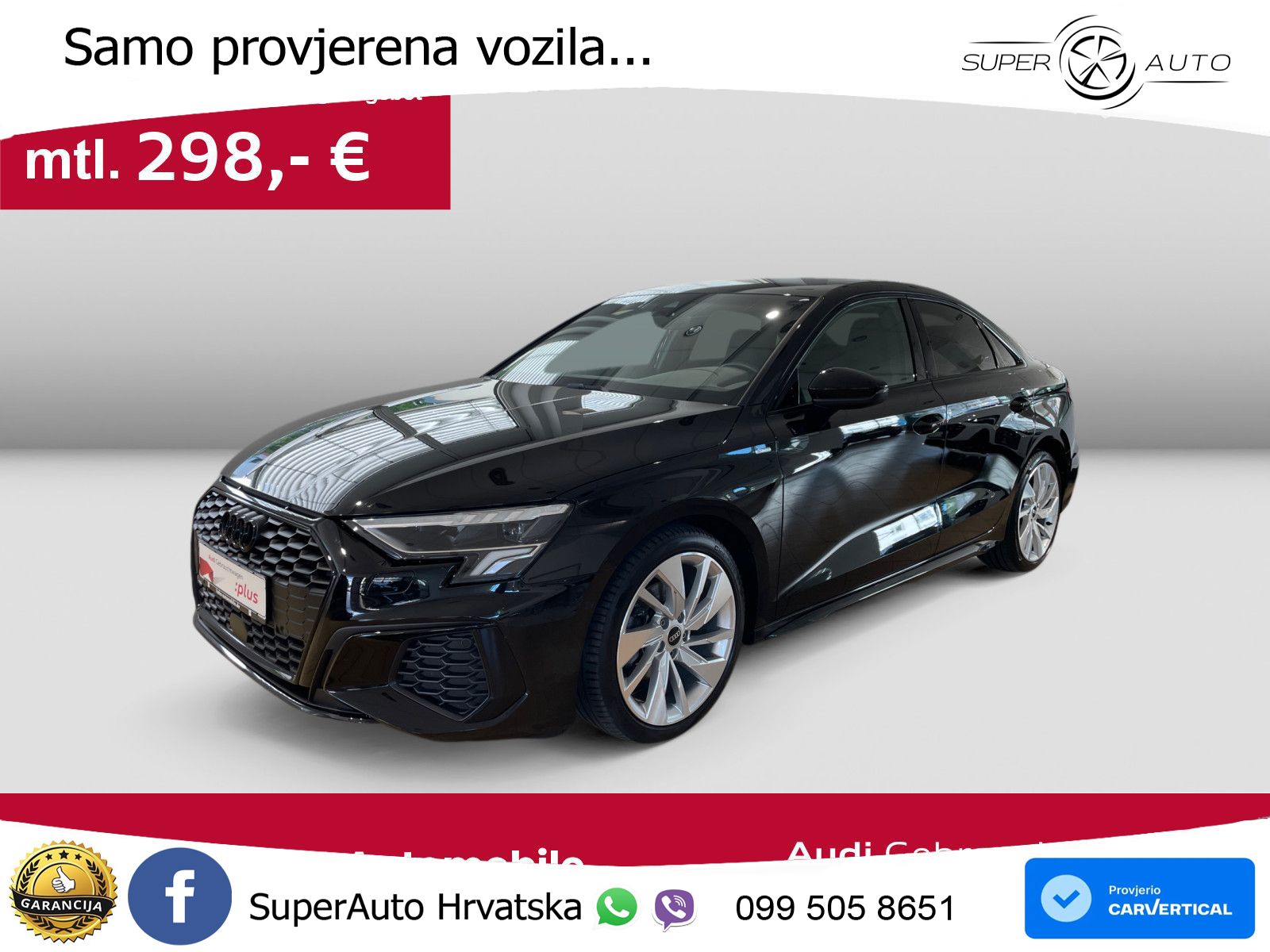 Audi A3 Limuzina 35 TFSI (150 KS) S tronic S line