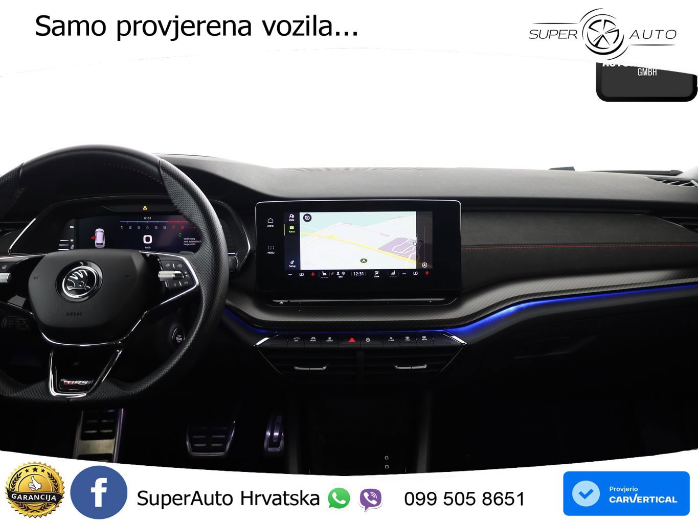 Škoda Octavia Combi RS 2.0 TSI (245 KS) DSG LED+GR SJED+ACC