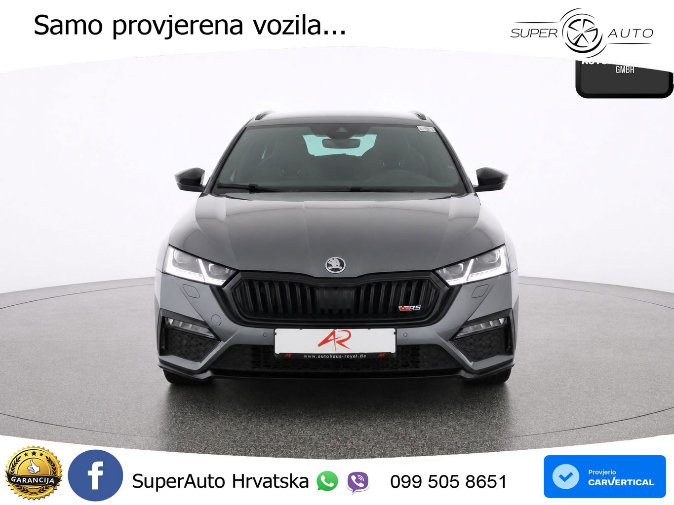 Škoda Octavia Combi RS 2.0 TSI (245 KS) DSG LED+GR SJED+ACC