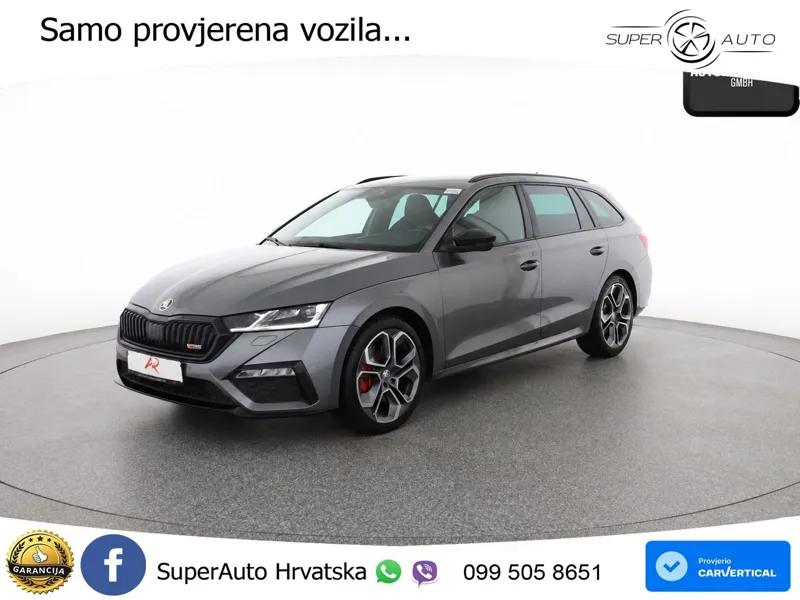 Škoda Octavia Combi RS 2.0 TSI (245 KS) DSG LED+GR SJED+ACC
