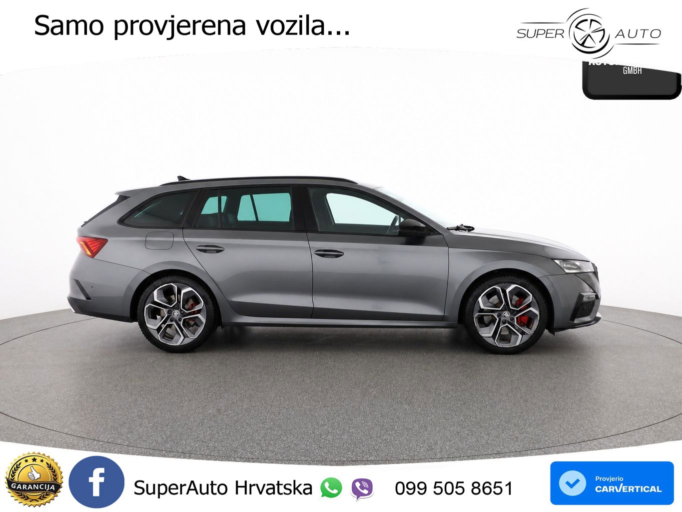 Škoda Octavia Combi RS 2.0 TSI (245 KS) DSG LED+GR SJED+ACC