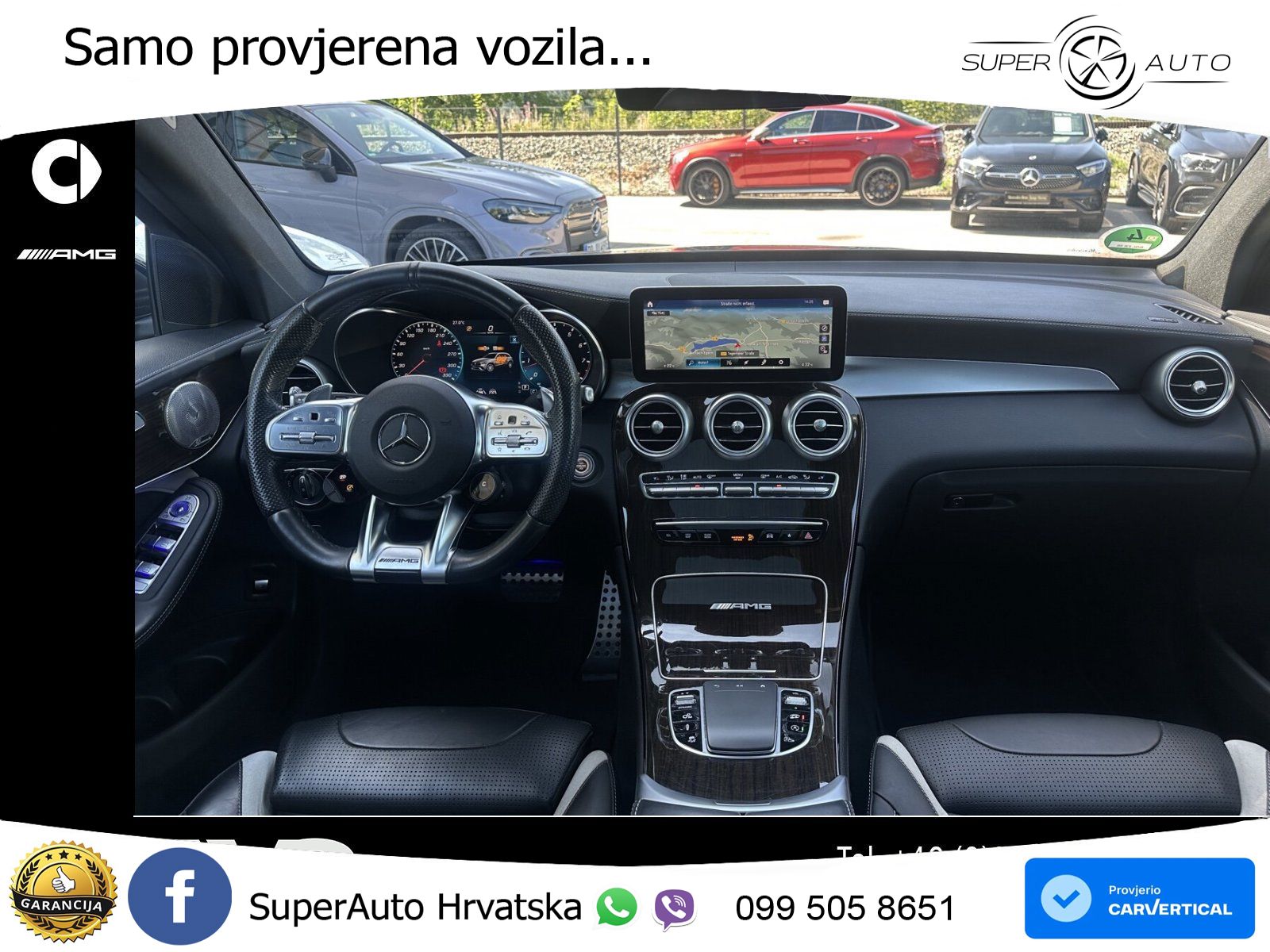 Mercedes AMG GLC 63 S V8 (510 KS) 4MATIC+ MCT ACC+HEAD+4xGR SJED+360+PANO