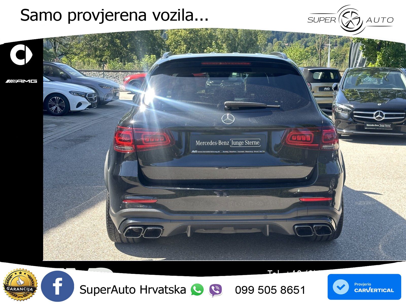 Mercedes AMG GLC 63 S V8 (510 KS) 4MATIC+ MCT ACC+HEAD+4xGR SJED+360+PANO