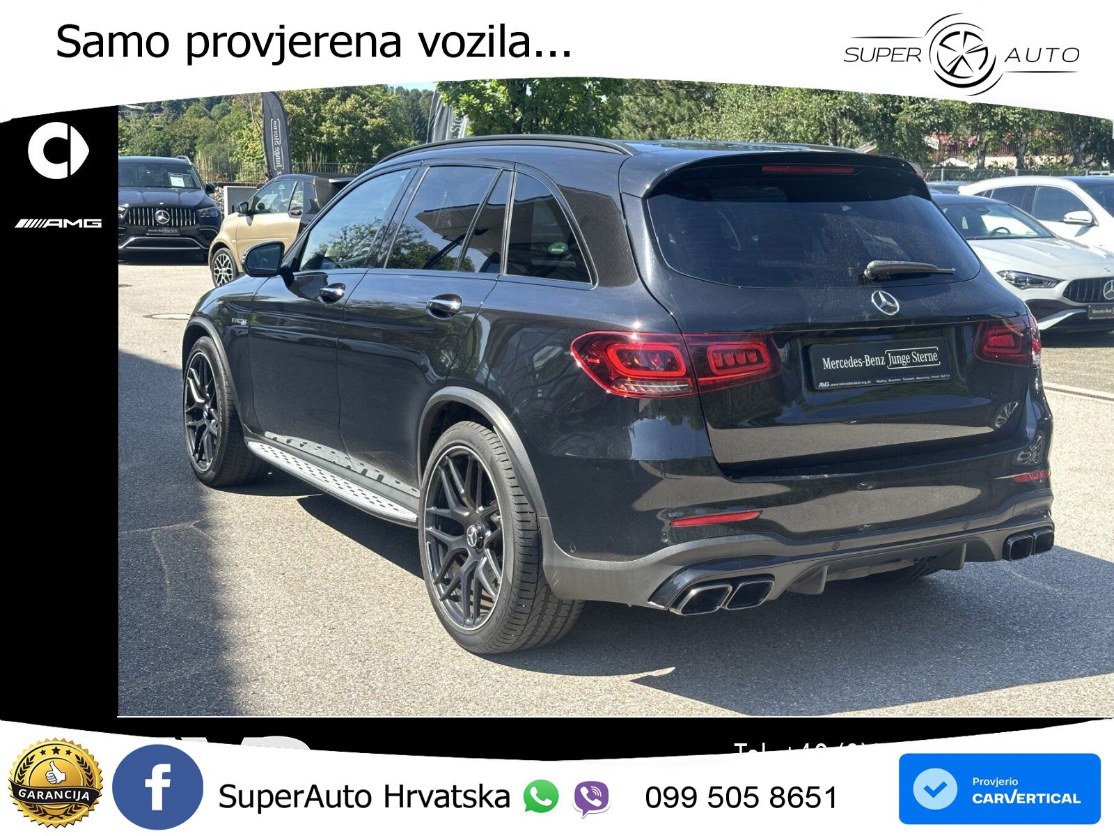 Mercedes AMG GLC 63 S V8 (510 KS) 4MATIC+ MCT ACC+HEAD+4xGR SJED+360+PANO