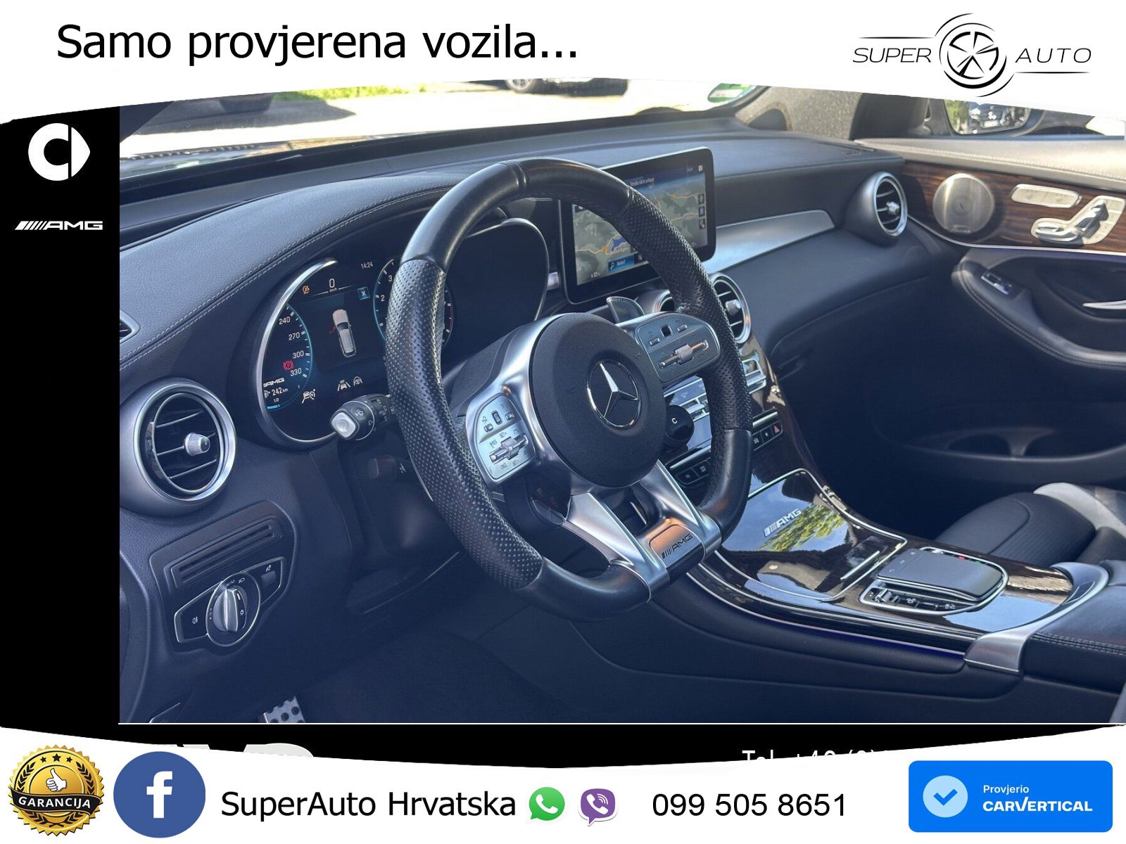 Mercedes AMG GLC 63 S V8 (510 KS) 4MATIC+ MCT ACC+HEAD+4xGR SJED+360+PANO