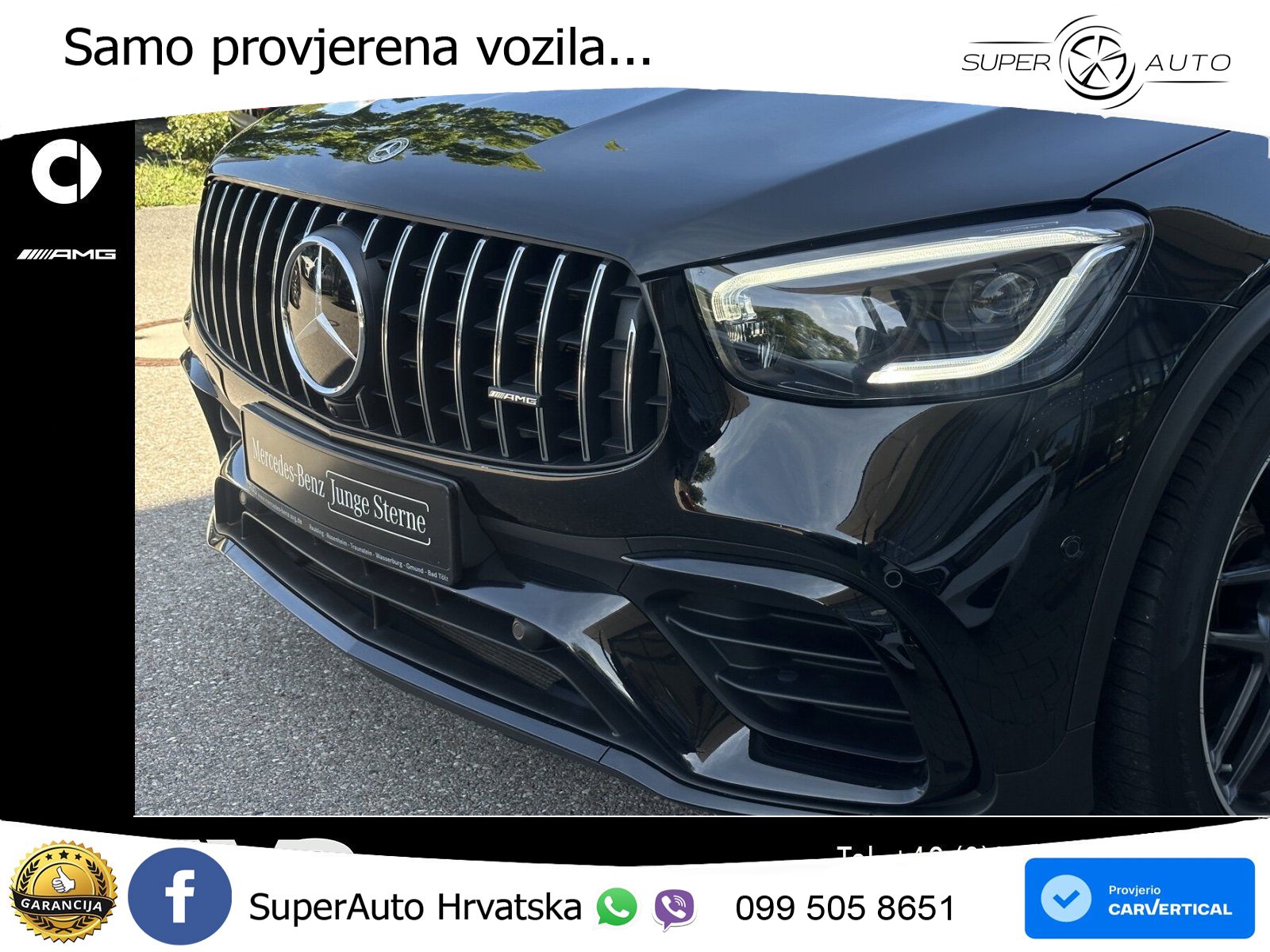 Mercedes AMG GLC 63 S V8 (510 KS) 4MATIC+ MCT ACC+HEAD+4xGR SJED+360+PANO