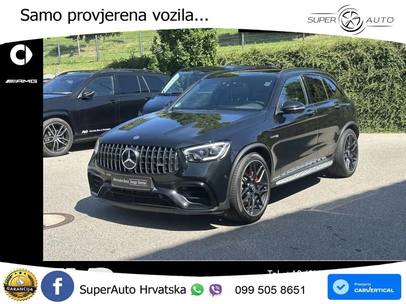 Mercedes AMG GLC 63 S V8 (510 KS) 4MATIC+ MCT ACC+HEAD+4xGR SJED+360+PANO