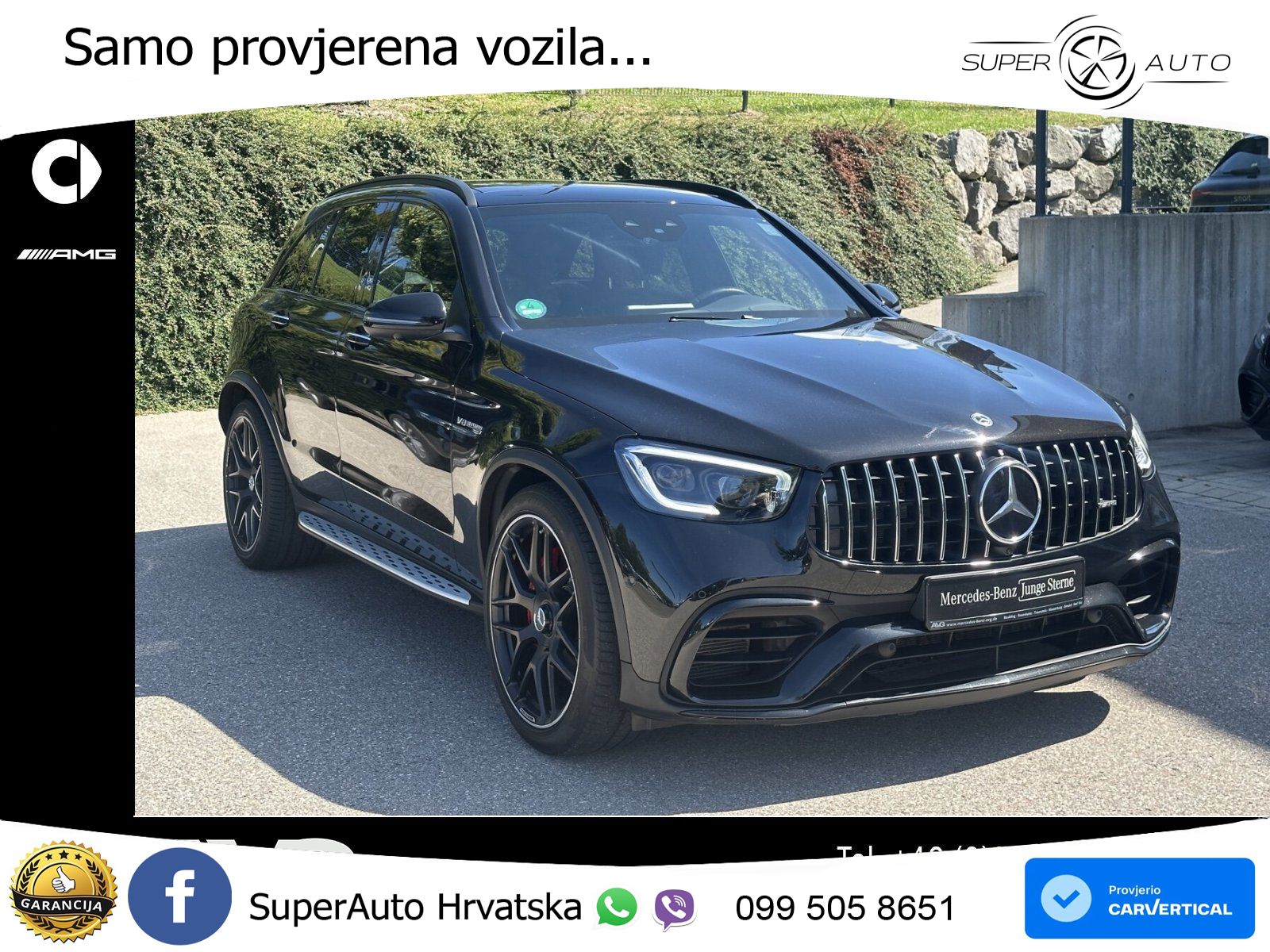 Mercedes AMG GLC 63 S V8 (510 KS) 4MATIC+ MCT ACC+HEAD+4xGR SJED+360+PANO