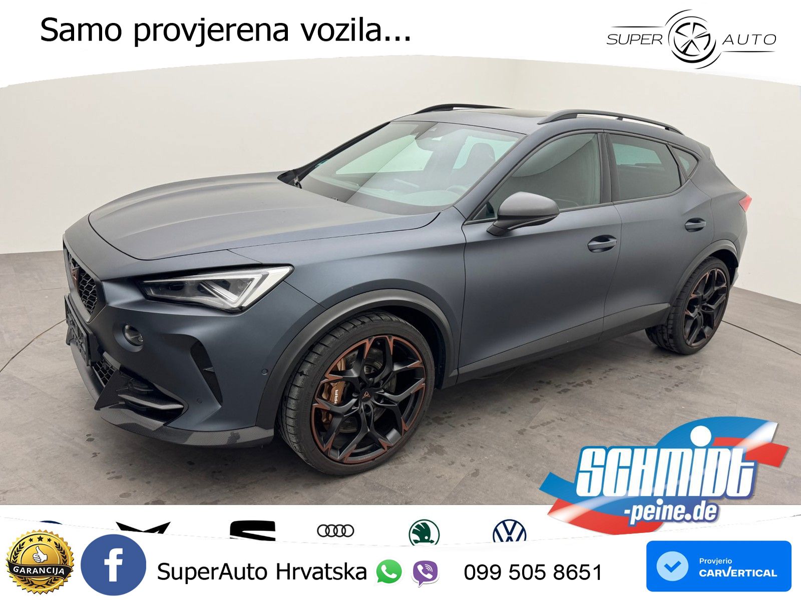 Cupra Formentor VZ5 2.5 TSI (390 KS) 4Drive DSG MATRIX+GR SJED+KAM