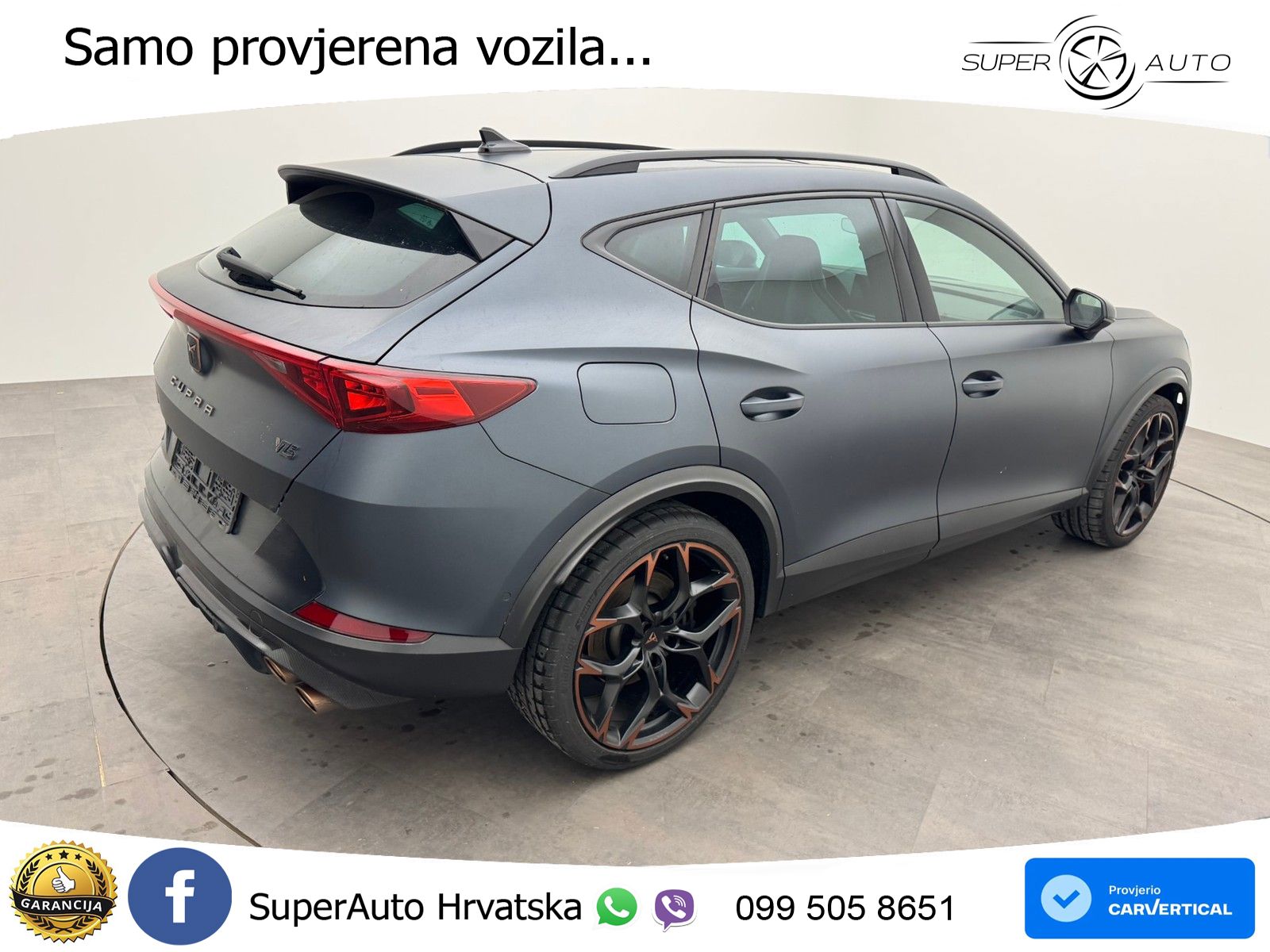 Cupra Formentor VZ5 2.5 TSI (390 KS) 4Drive DSG MATRIX+GR SJED+KAM