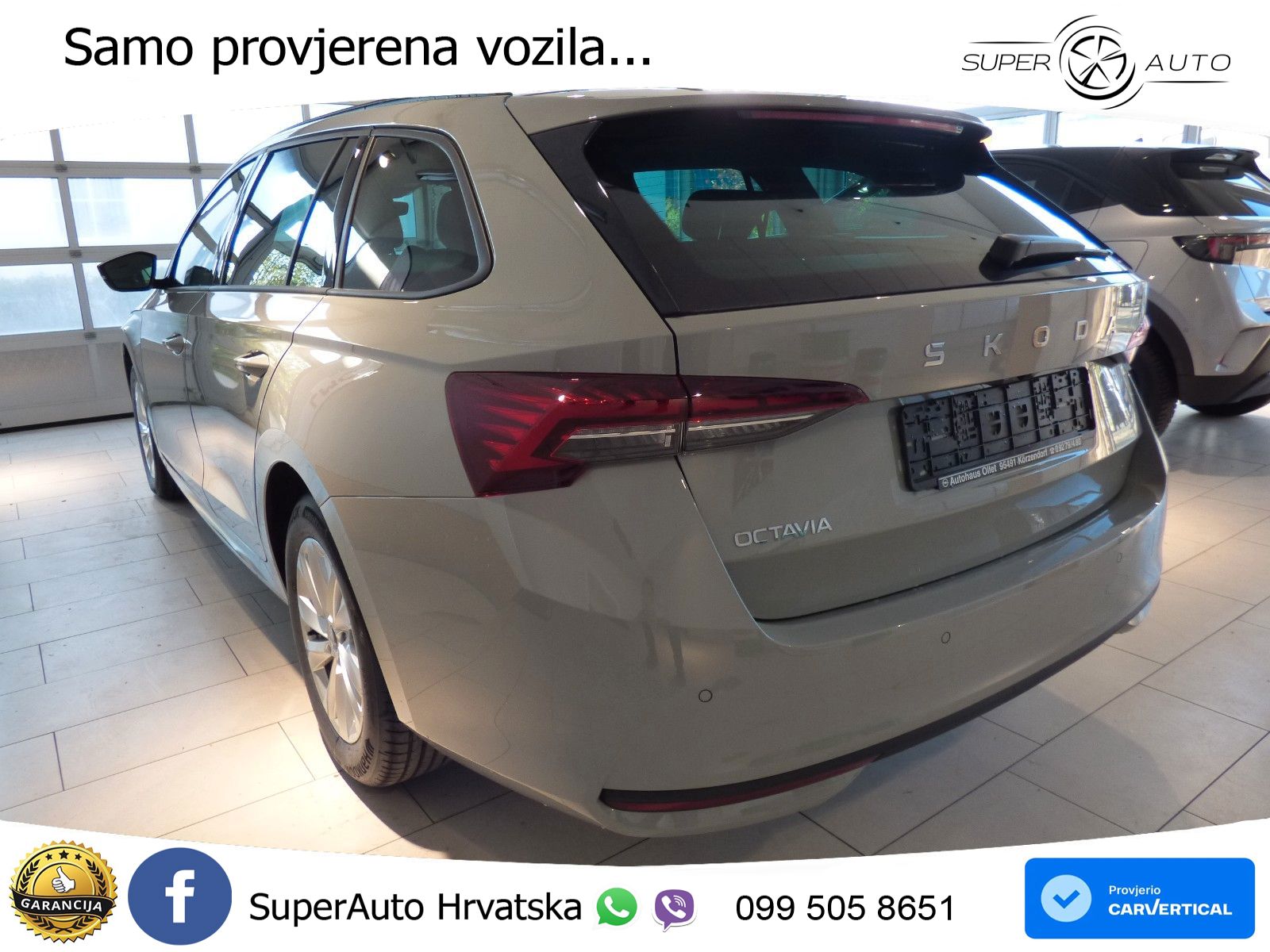 Škoda Octavia Combi 2.0 TDI (150 KS) DSG LED+GR SJED+ACC