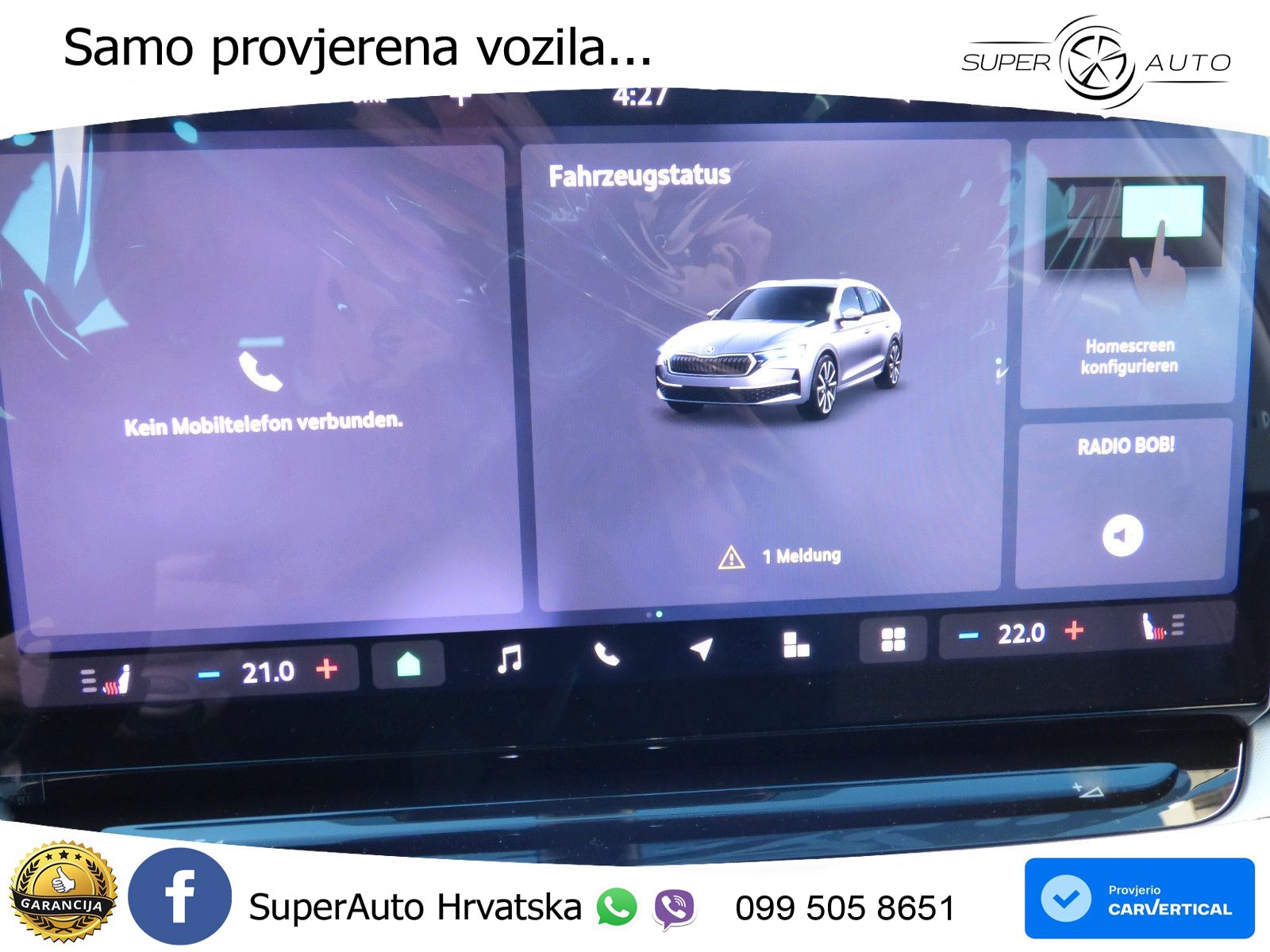 Škoda Octavia Combi 2.0 TDI (150 KS) DSG LED+GR SJED+ACC