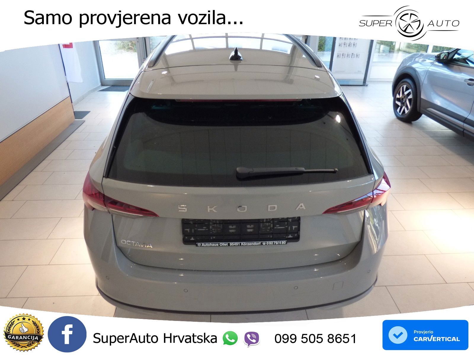Škoda Octavia Combi 2.0 TDI (150 KS) DSG LED+GR SJED+ACC