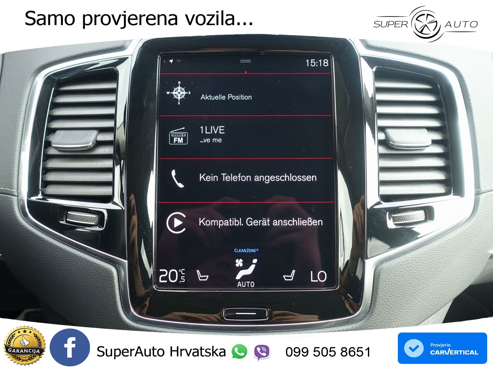 Volvo XC90 Recharge 2.0 T8 AWD Geartronic ZRAČNI+ACC+4xGR SJED+360
