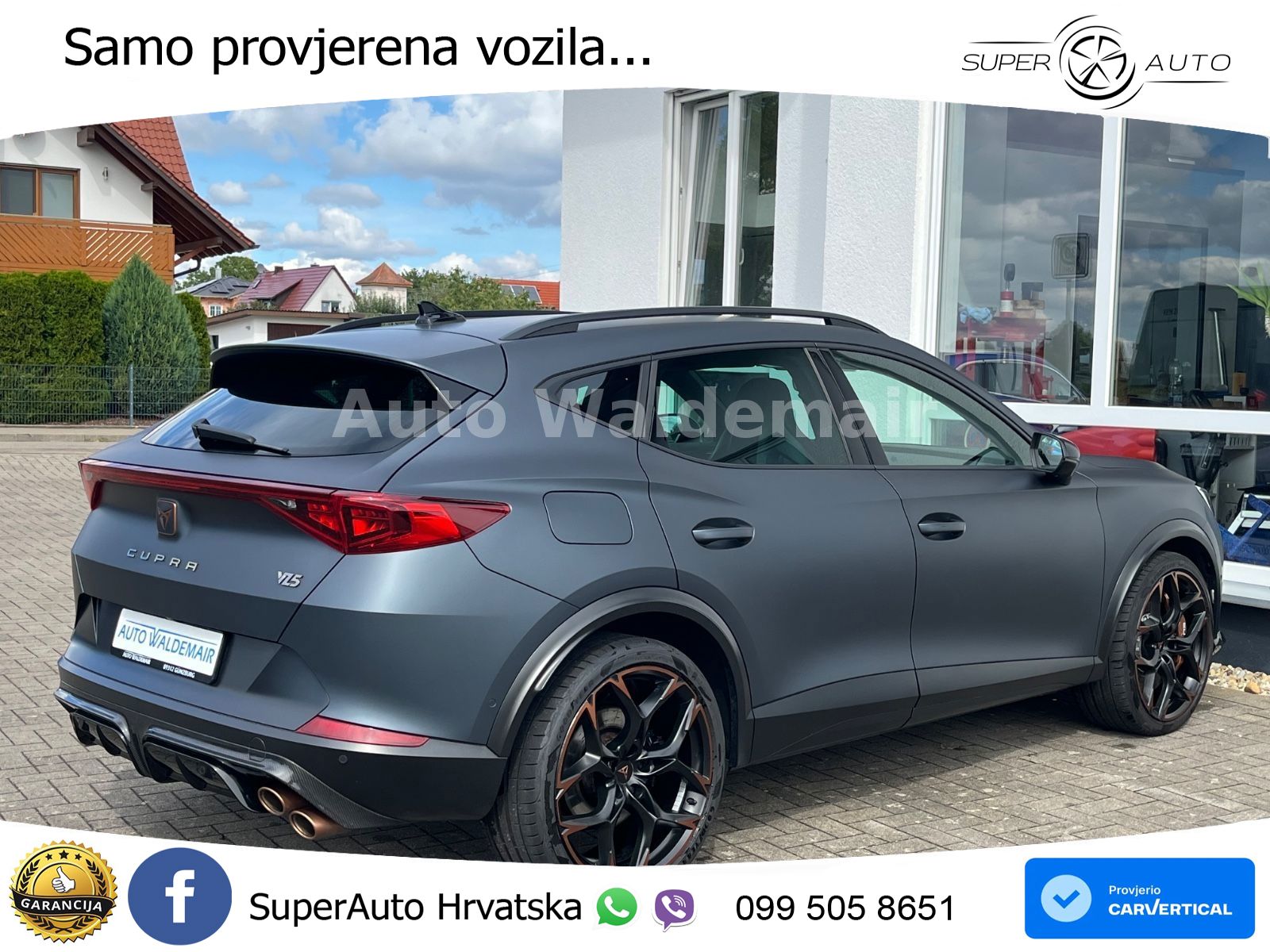 Cupra Formentor VZ5 2.5 TSI (390 KS) 4Drive DSG LED+GR SJED+ACC