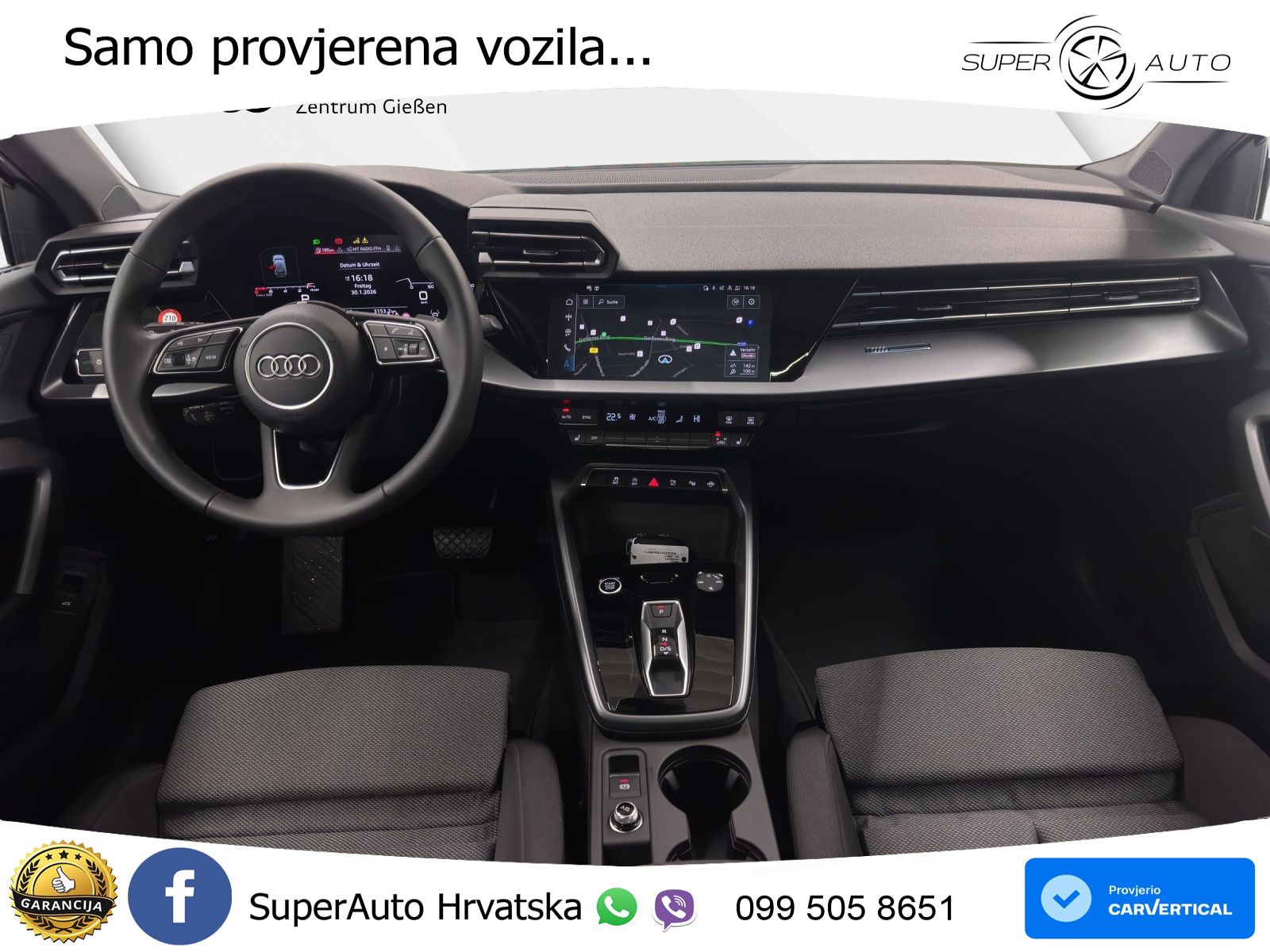 Audi A3 Sportback 30 TFSI (116 KS) Mild Hybrid S tronic advanced LED+GR SJED+ACC