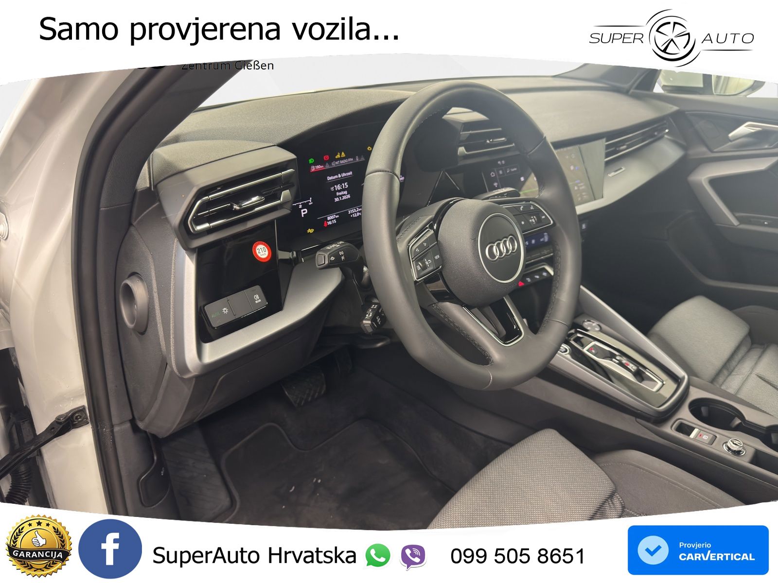Audi A3 Sportback 30 TFSI (116 KS) Mild Hybrid S tronic advanced LED+GR SJED+ACC
