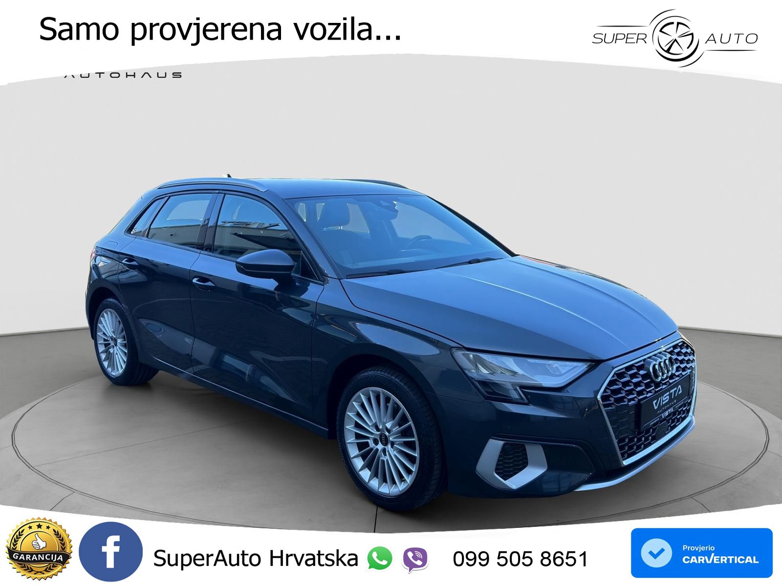 Audi A3 35 TDI (150 KS) LED+GR SJED+ACC