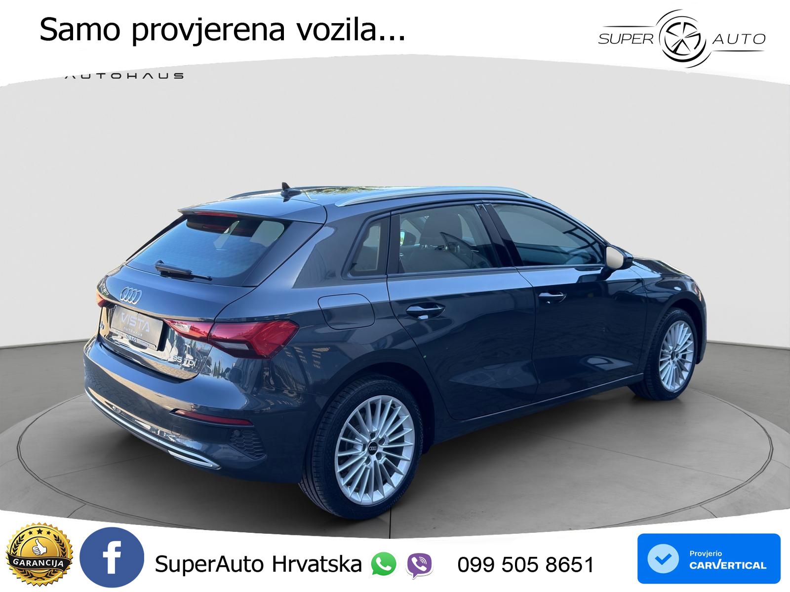 Audi A3 35 TDI (150 KS) LED+GR SJED+ACC