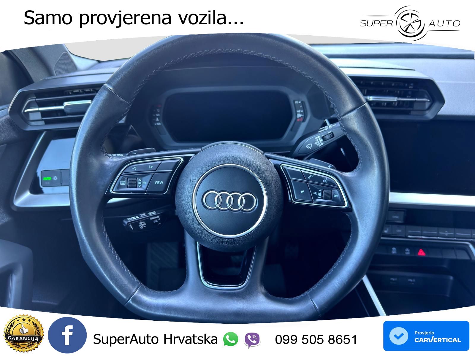 Audi A3 35 TDI (150 KS) LED+GR SJED+ACC