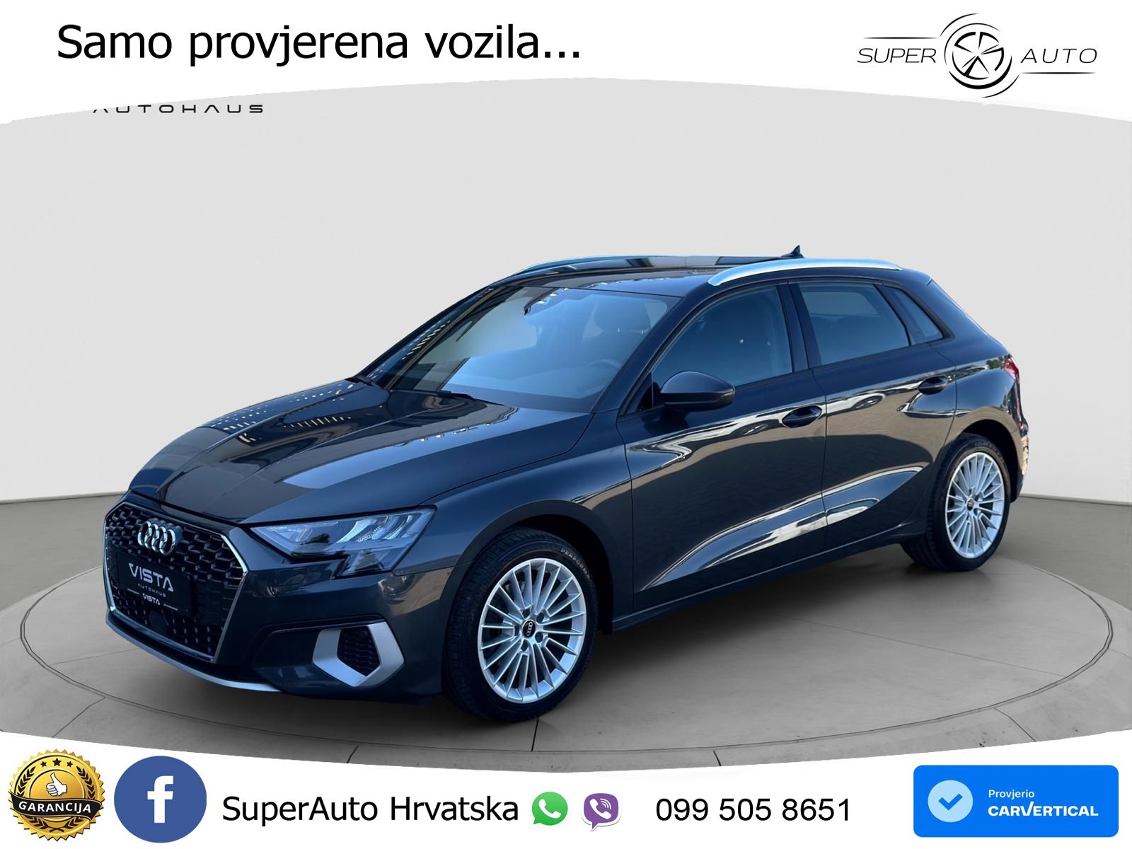 Audi A3 35 TDI (150 KS) LED+GR SJED+ACC