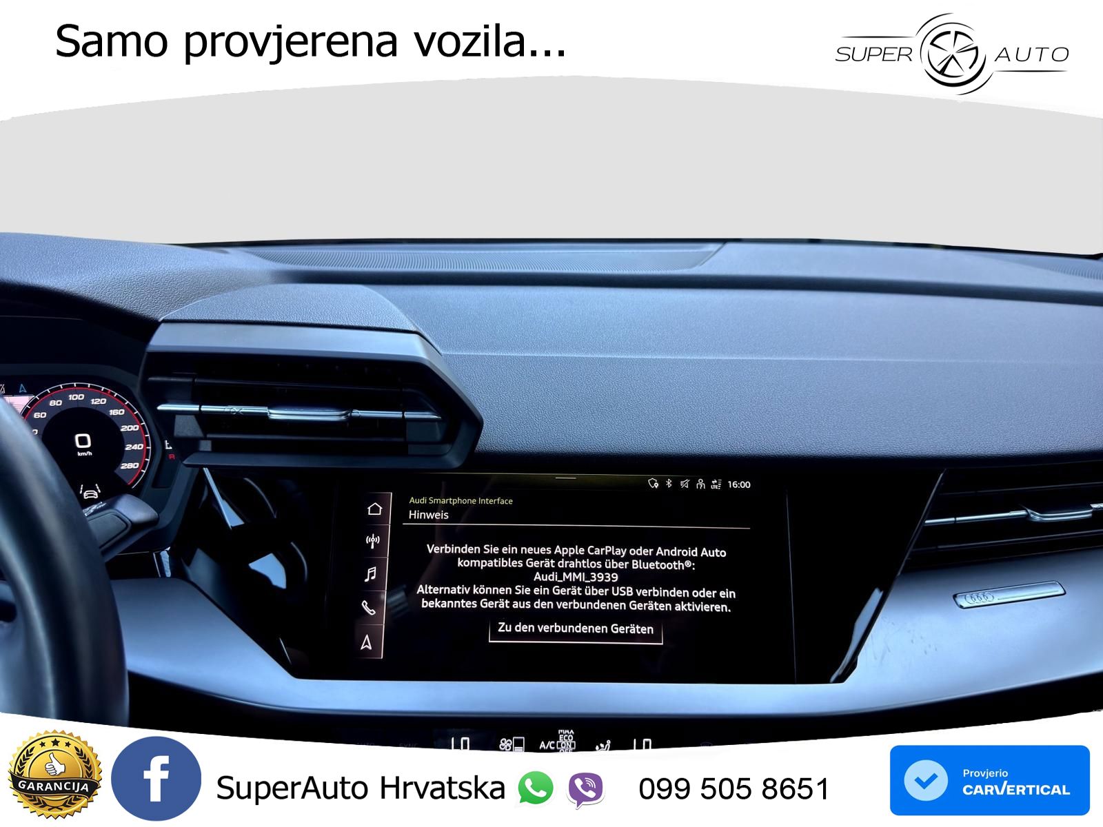 Audi A3 35 TDI (150 KS) LED+GR SJED+ACC