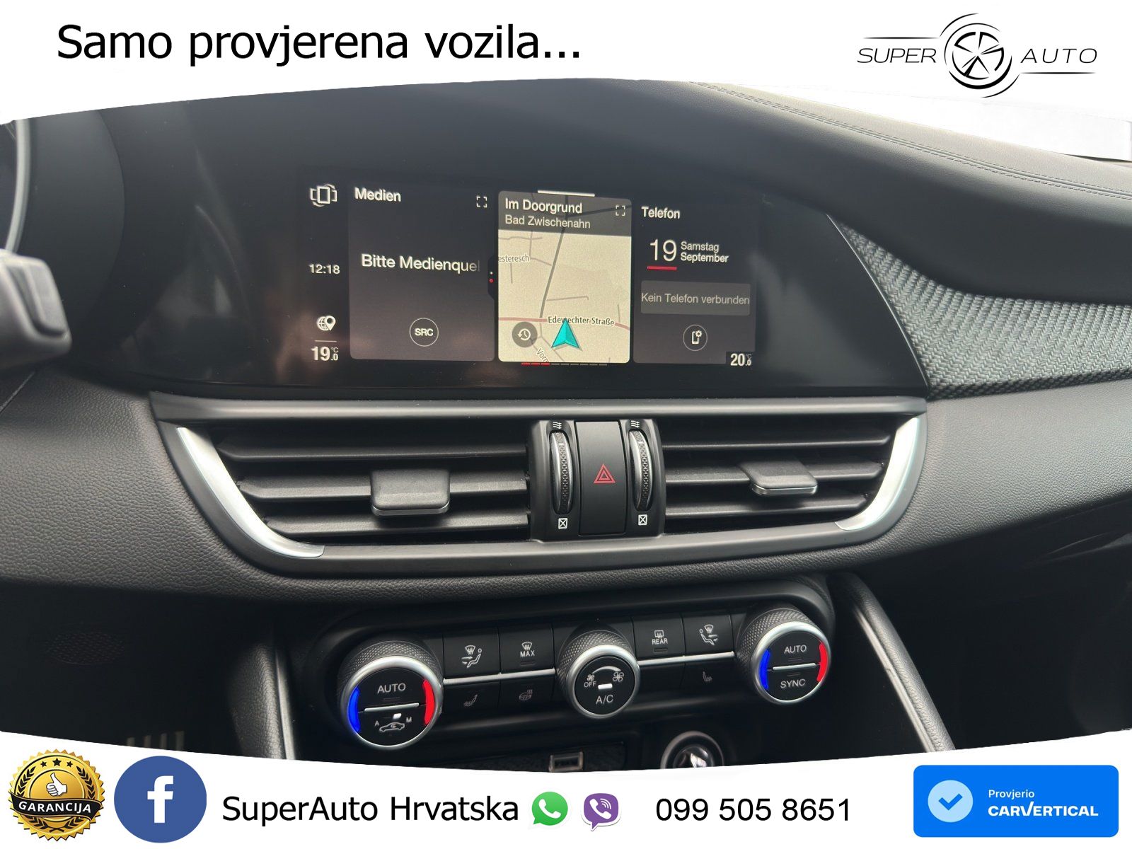 Alfa Romeo Giulia Quadrifoglio 2.9 V6 Bi-Turbo (520 KS) Automatic LED+GR SJED+ACC