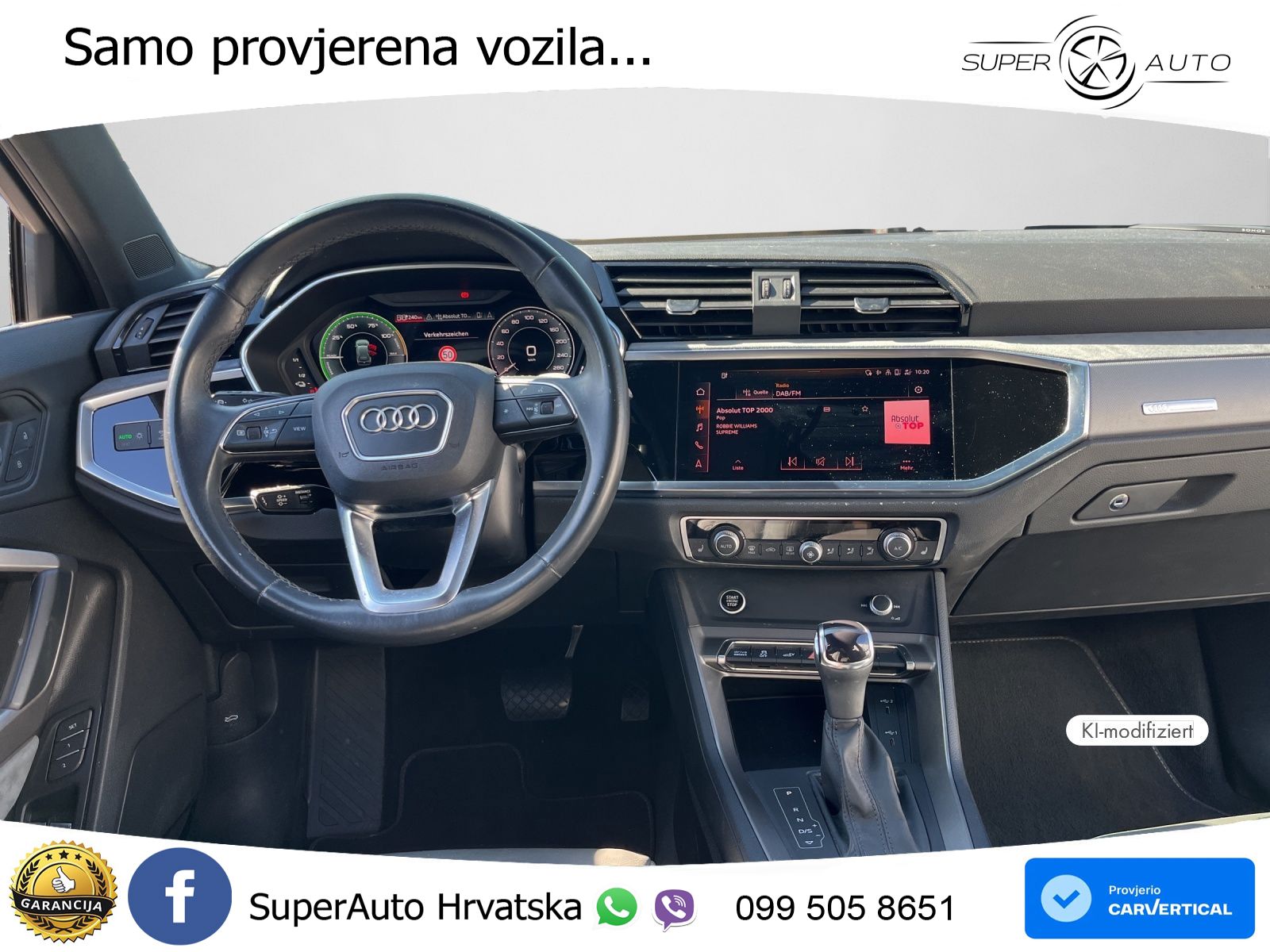 Audi Q3 45 TFSIe (245 KS) S tronic S line MATRIX+GR SJED+KAM