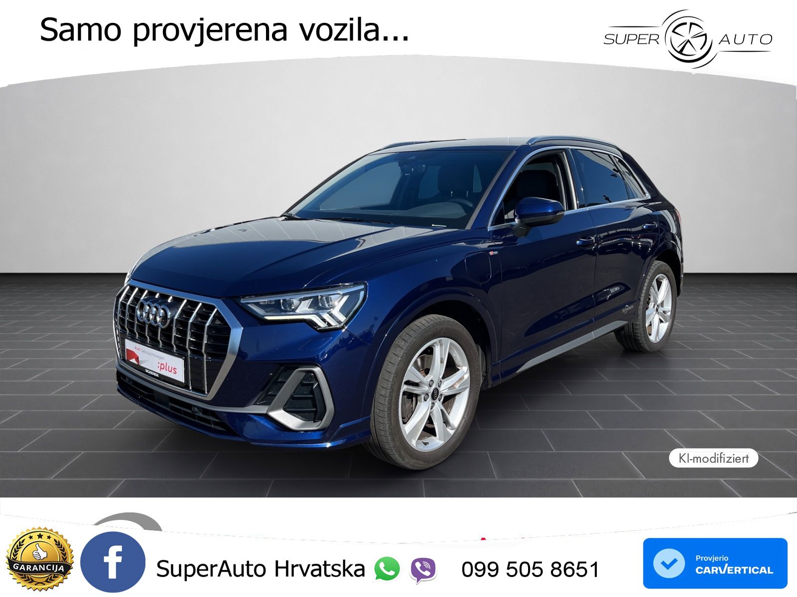 Audi Q3 45 TFSIe (245 KS) S tronic S line MATRIX+GR SJED+KAM