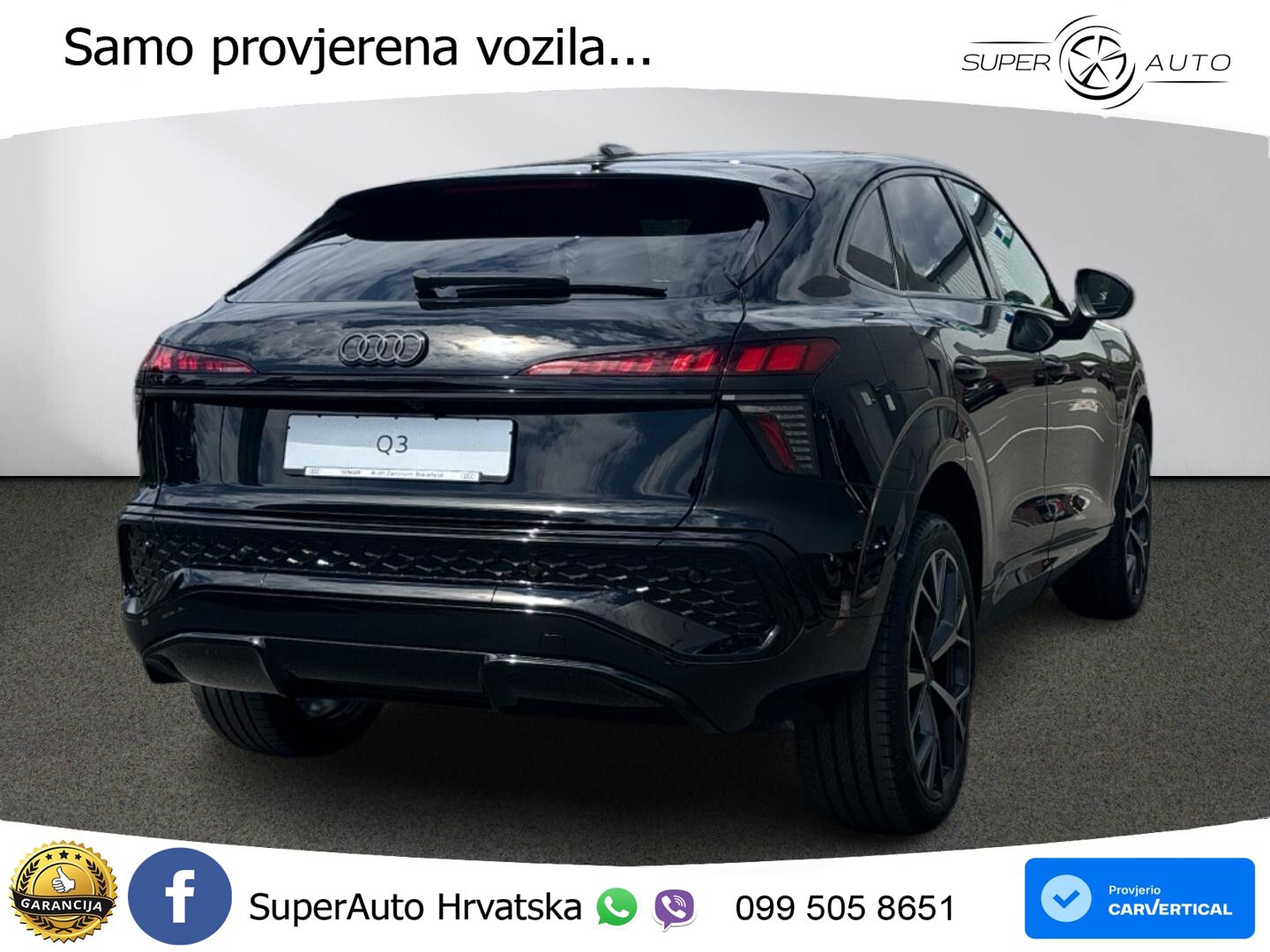 Audi Q3 Sportback 1.5 TFSIe (272 KS) S tronic S line ACC+HEAD+GR SJED+360+PANO