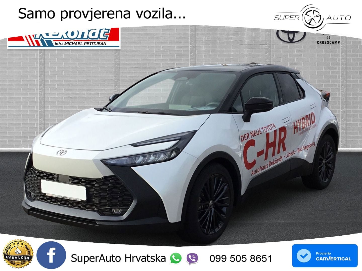 Toyota C-HR 1.8 (140 KS) Hybrid e-CVT Team Deutschland LED+GR SJED+ACC