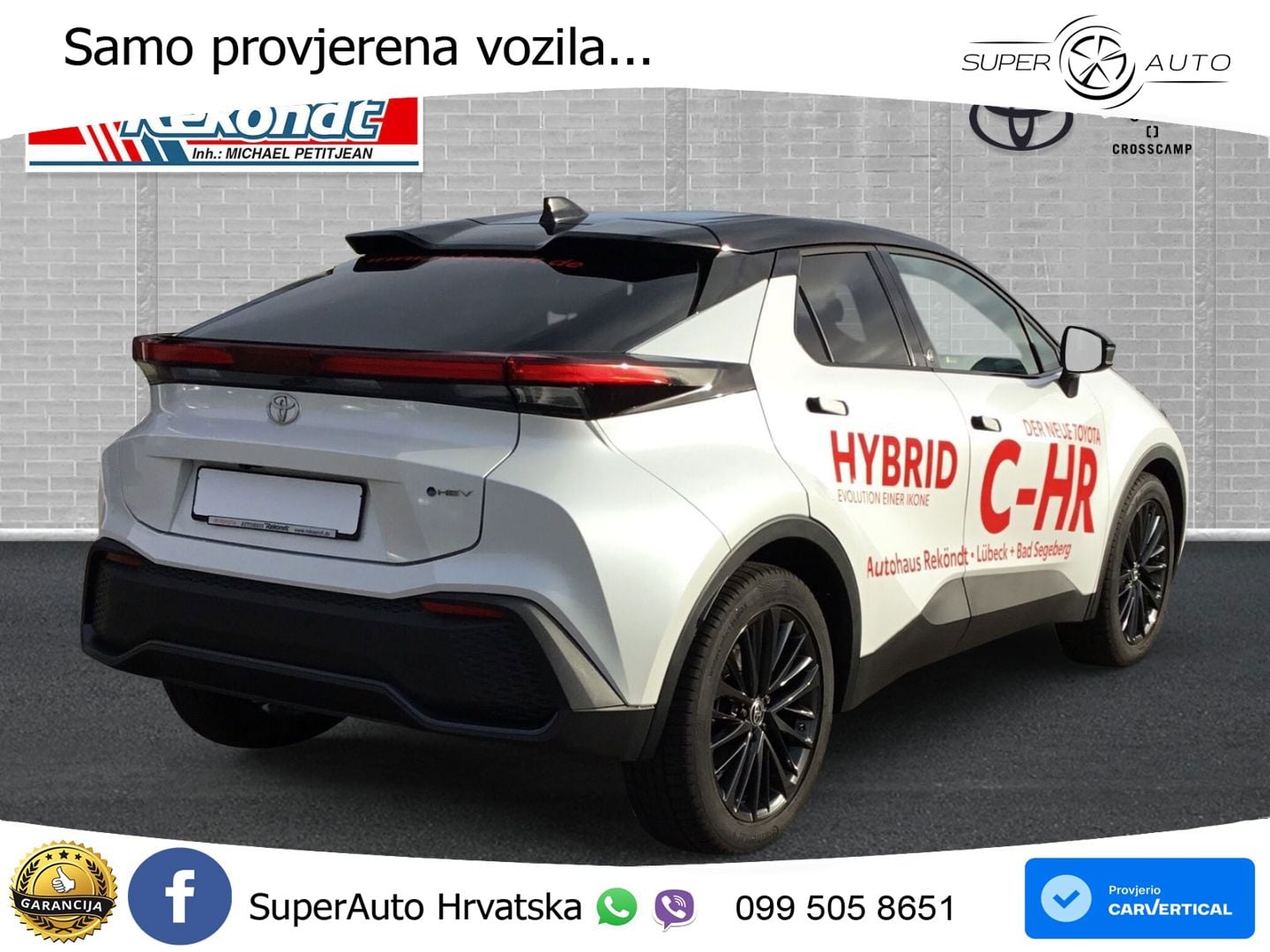 Toyota C-HR 1.8 (140 KS) Hybrid e-CVT Team Deutschland LED+GR SJED+ACC