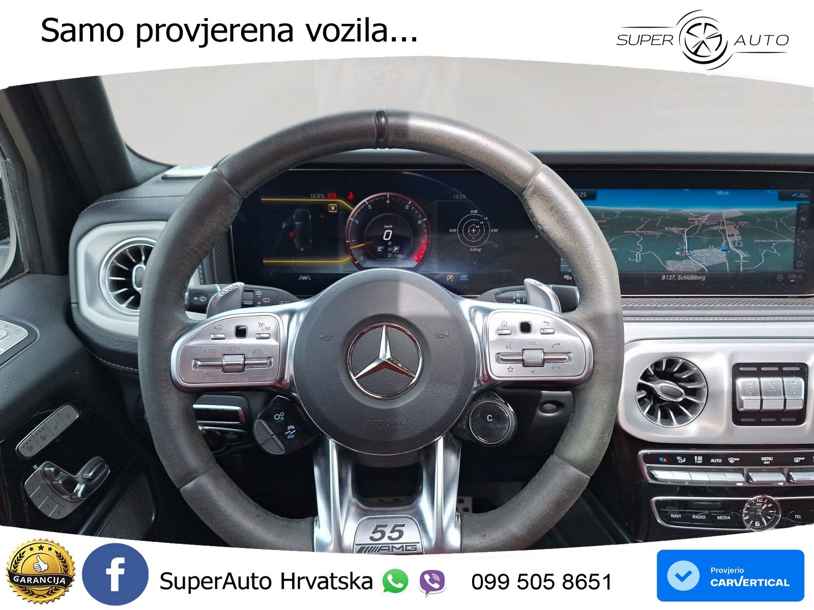 Mercedes AMG G 63 Long V8 (585 KS) 4MATIC 9G-TRONIC AMG SPEEDSHIFT PLUS Brabus LED+GR SJED+ACC