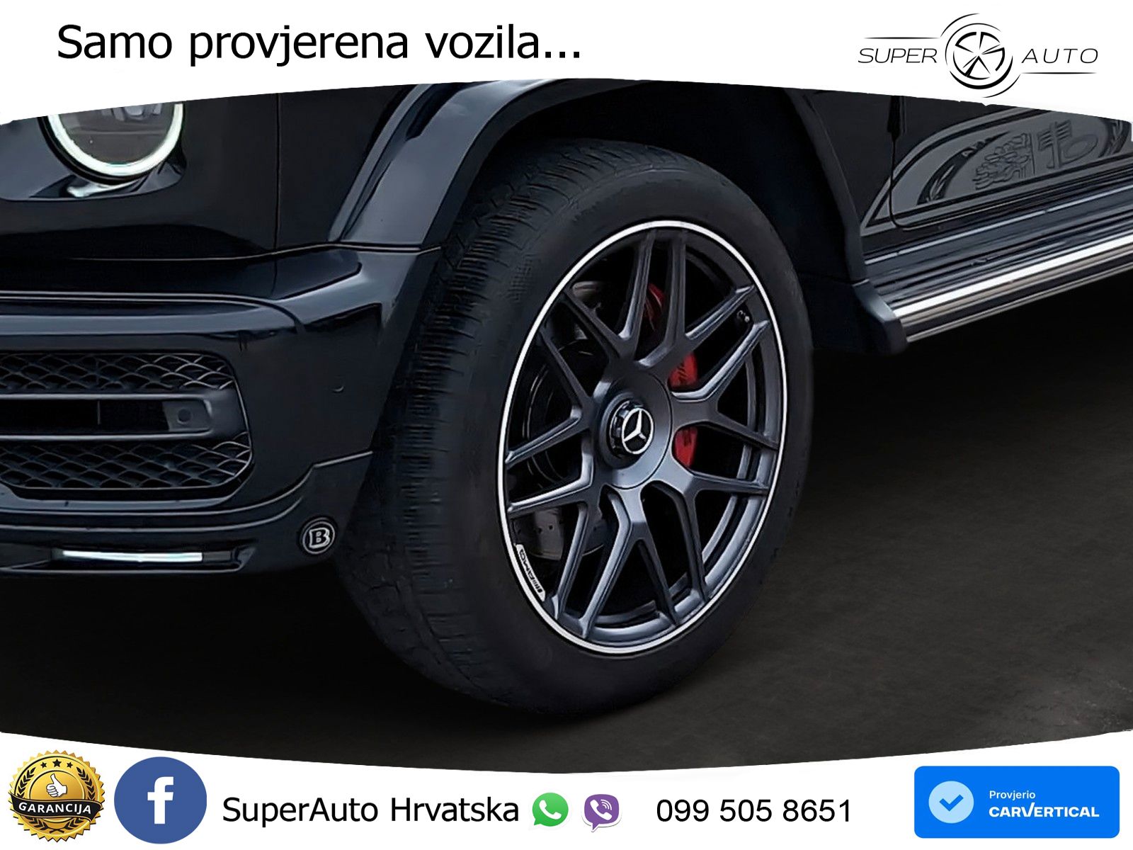 Mercedes AMG G 63 Long V8 (585 KS) 4MATIC 9G-TRONIC AMG SPEEDSHIFT PLUS Brabus LED+GR SJED+ACC