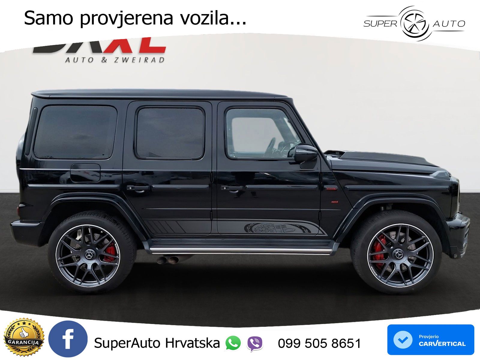 Mercedes AMG G 63 Long V8 (585 KS) 4MATIC 9G-TRONIC AMG SPEEDSHIFT PLUS Brabus LED+GR SJED+ACC