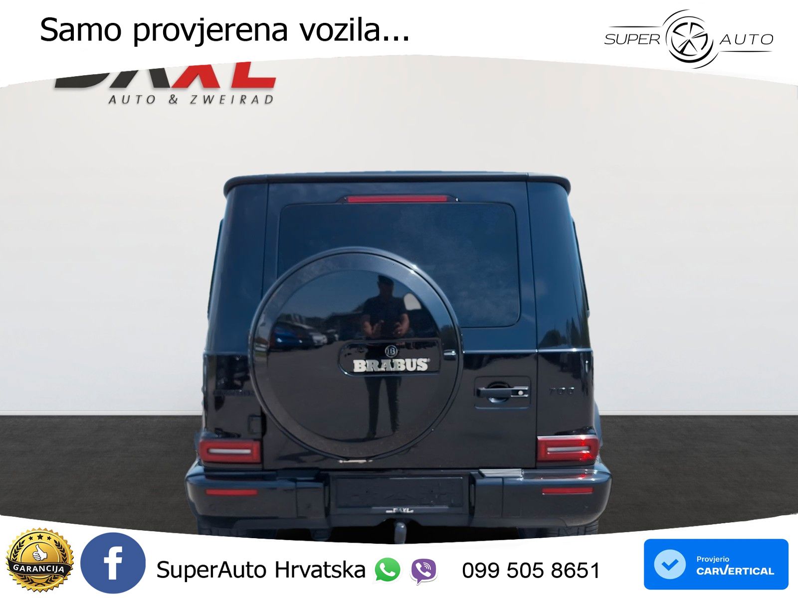 Mercedes AMG G 63 Long V8 (585 KS) 4MATIC 9G-TRONIC AMG SPEEDSHIFT PLUS Brabus LED+GR SJED+ACC