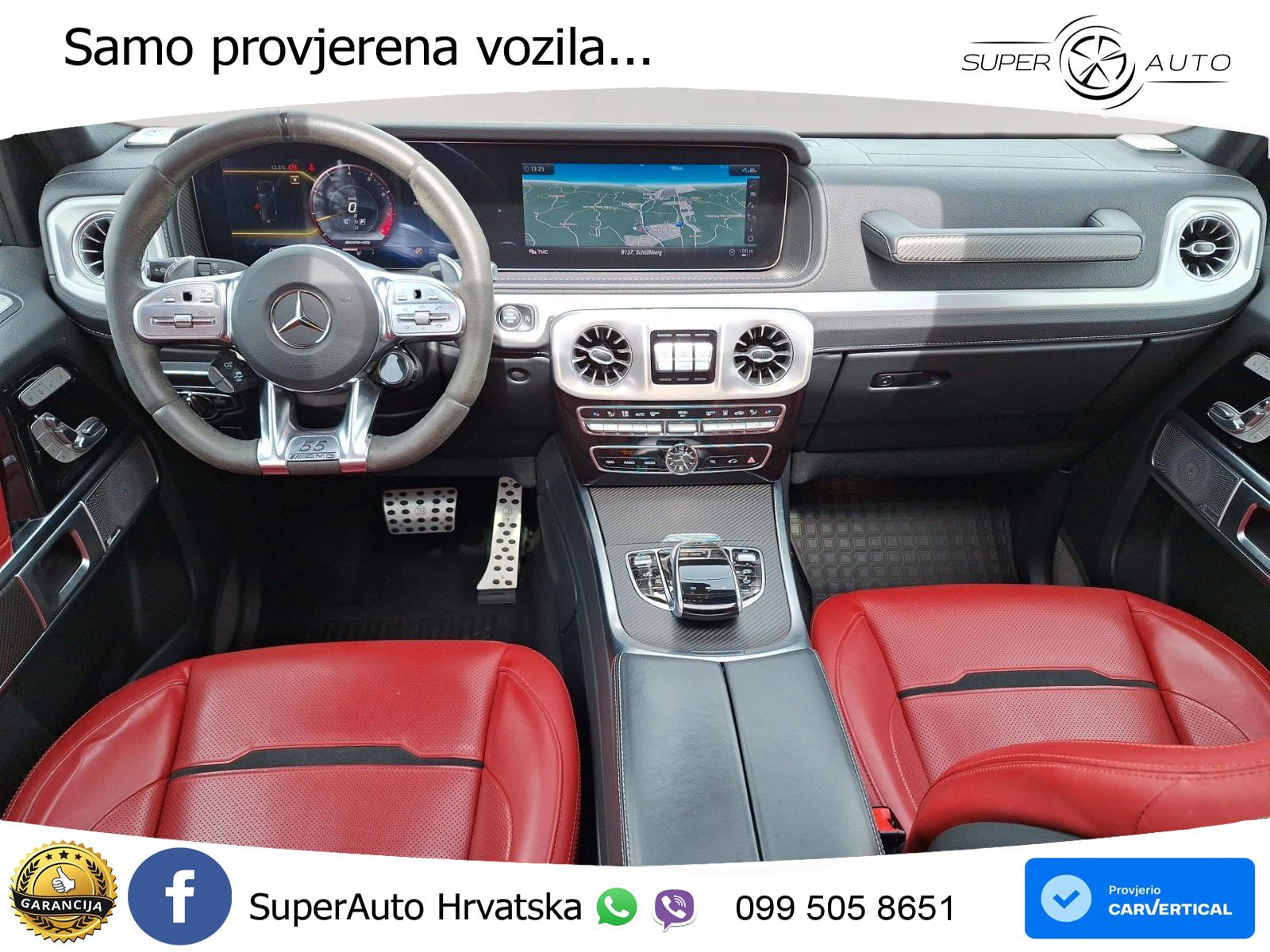 Mercedes AMG G 63 Long V8 (585 KS) 4MATIC 9G-TRONIC AMG SPEEDSHIFT PLUS Brabus LED+GR SJED+ACC