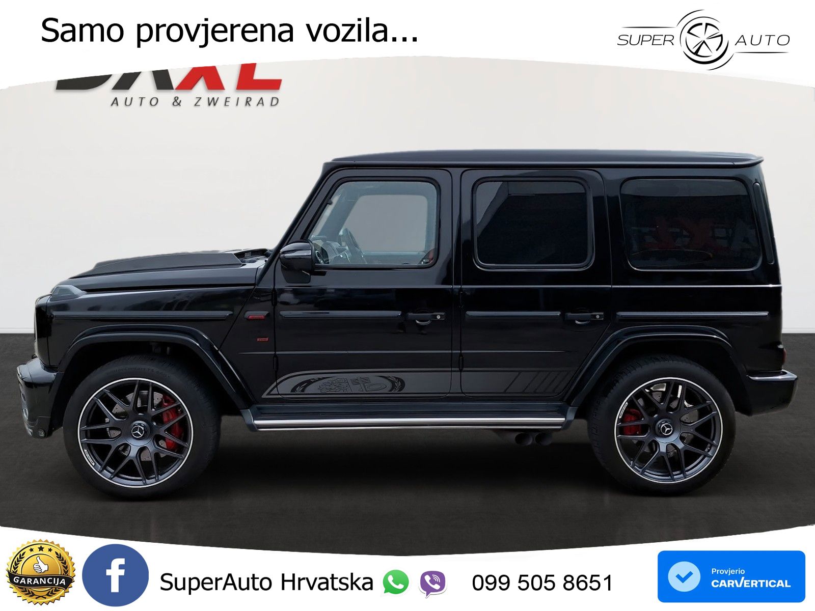 Mercedes AMG G 63 Long V8 (585 KS) 4MATIC 9G-TRONIC AMG SPEEDSHIFT PLUS Brabus LED+GR SJED+ACC